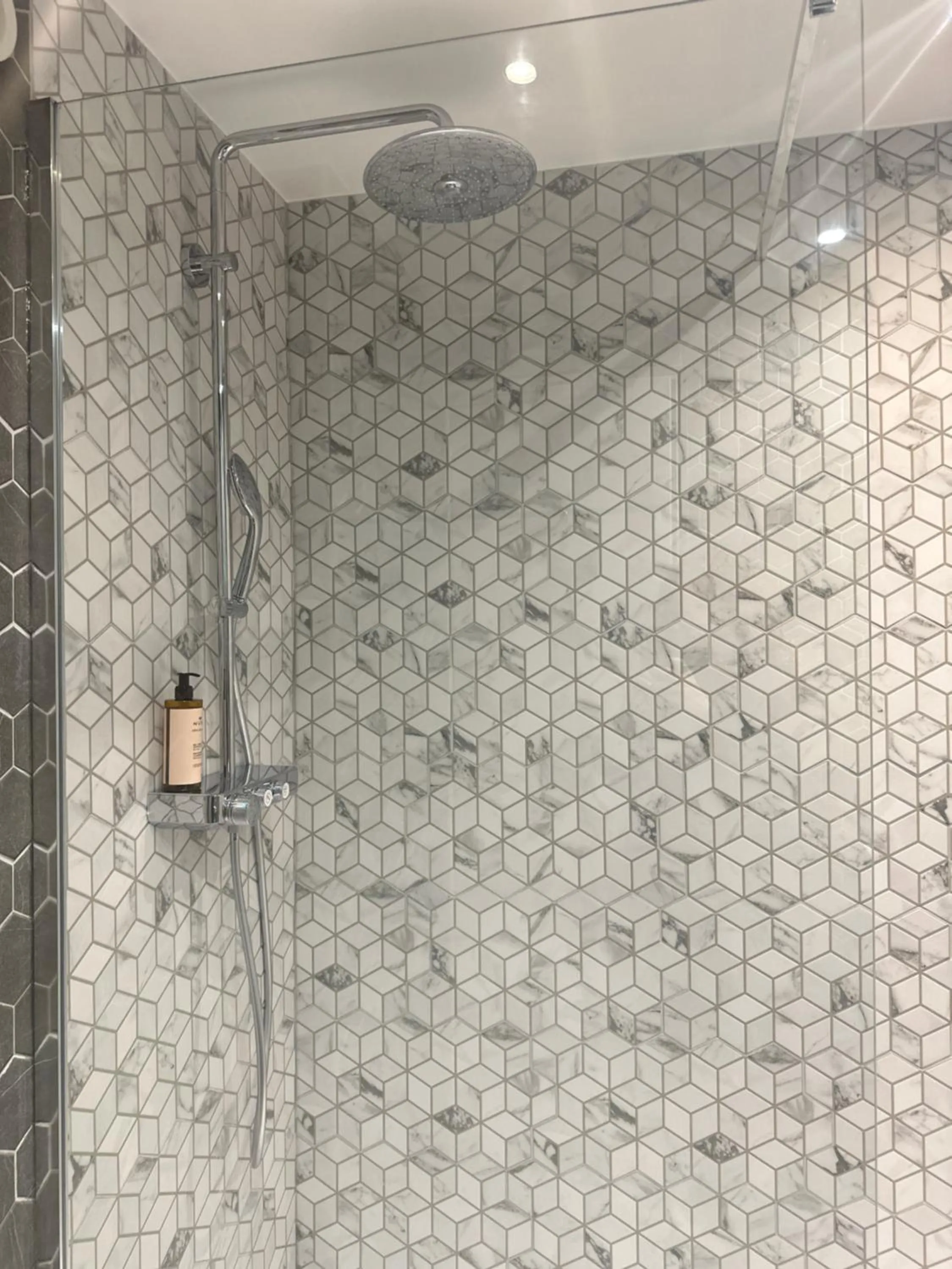 Shower in Best Western Plus Le Picardy