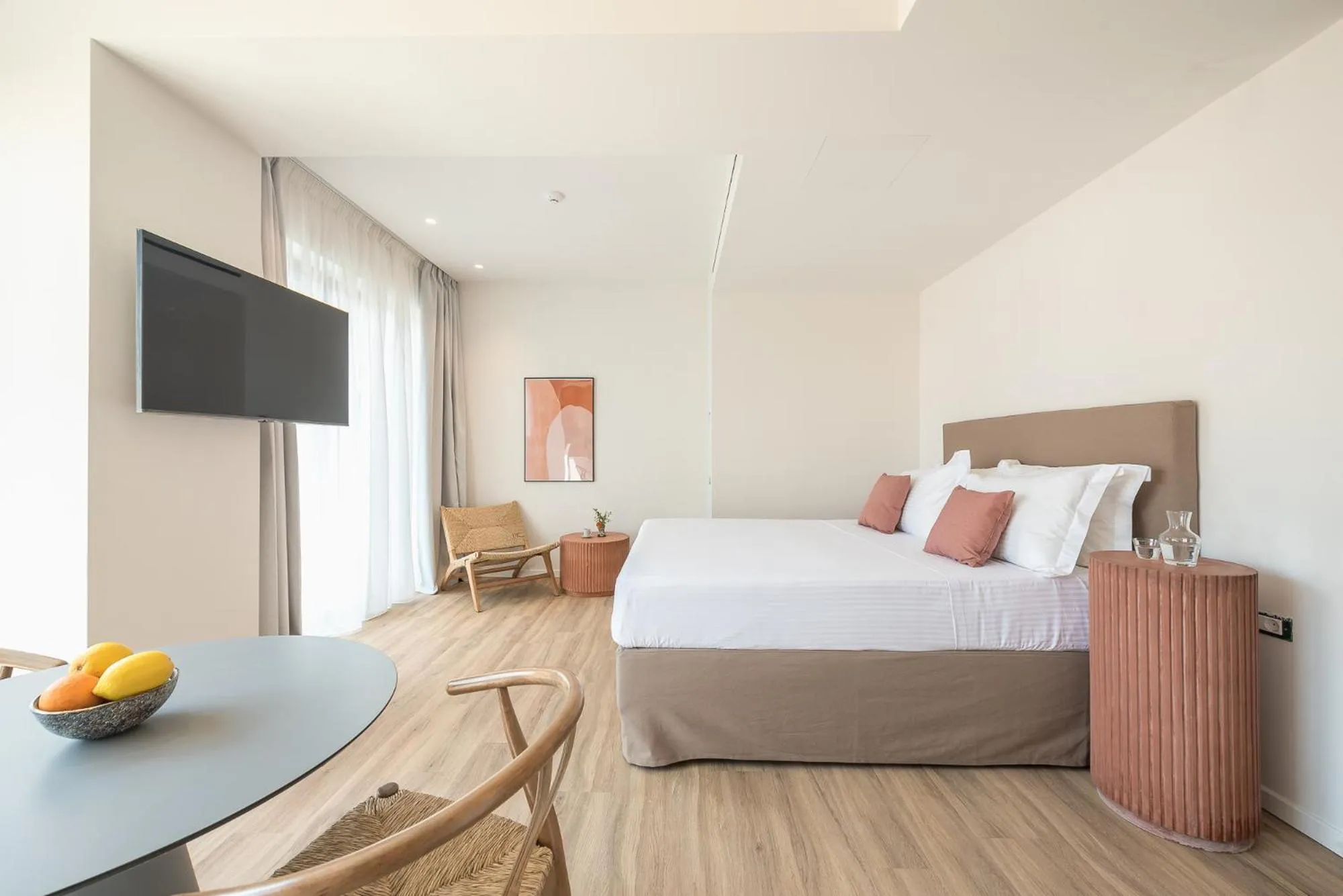 Photo of the whole room, Bed in Ceramian Athens