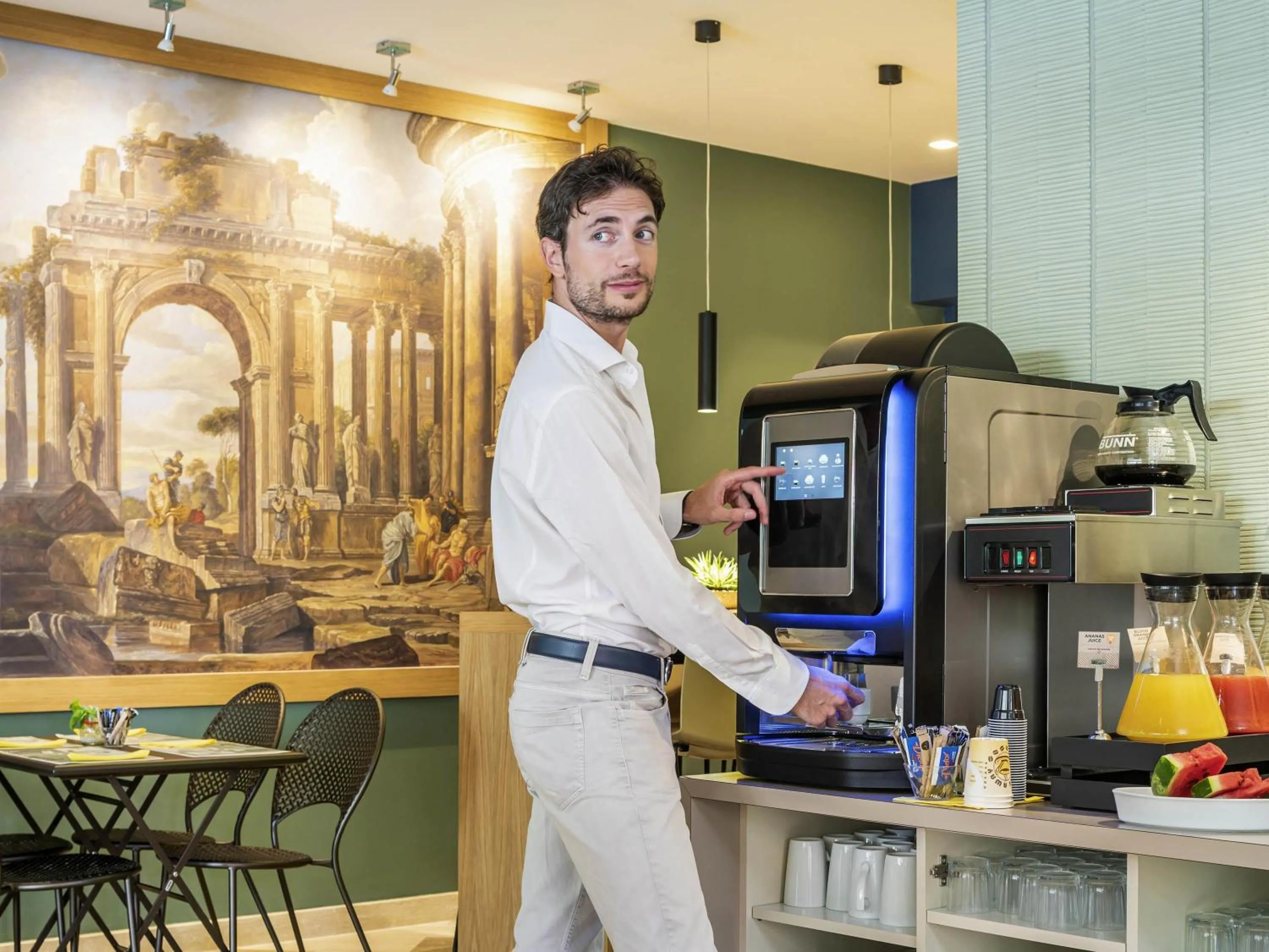 Breakfast in Aparthotel Adagio Rome Vatican