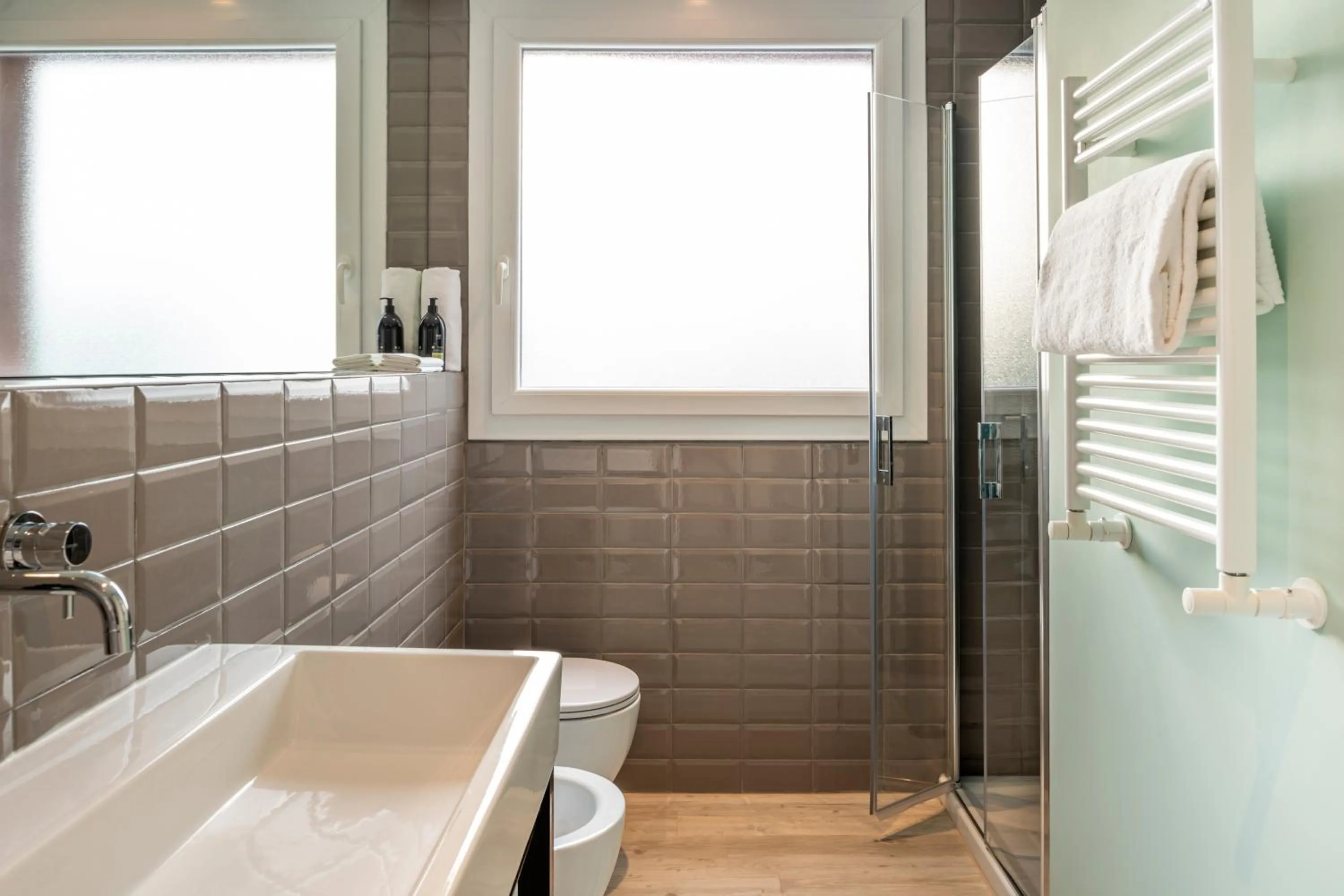 Bathroom in Aparthotel Adagio Rome Vatican