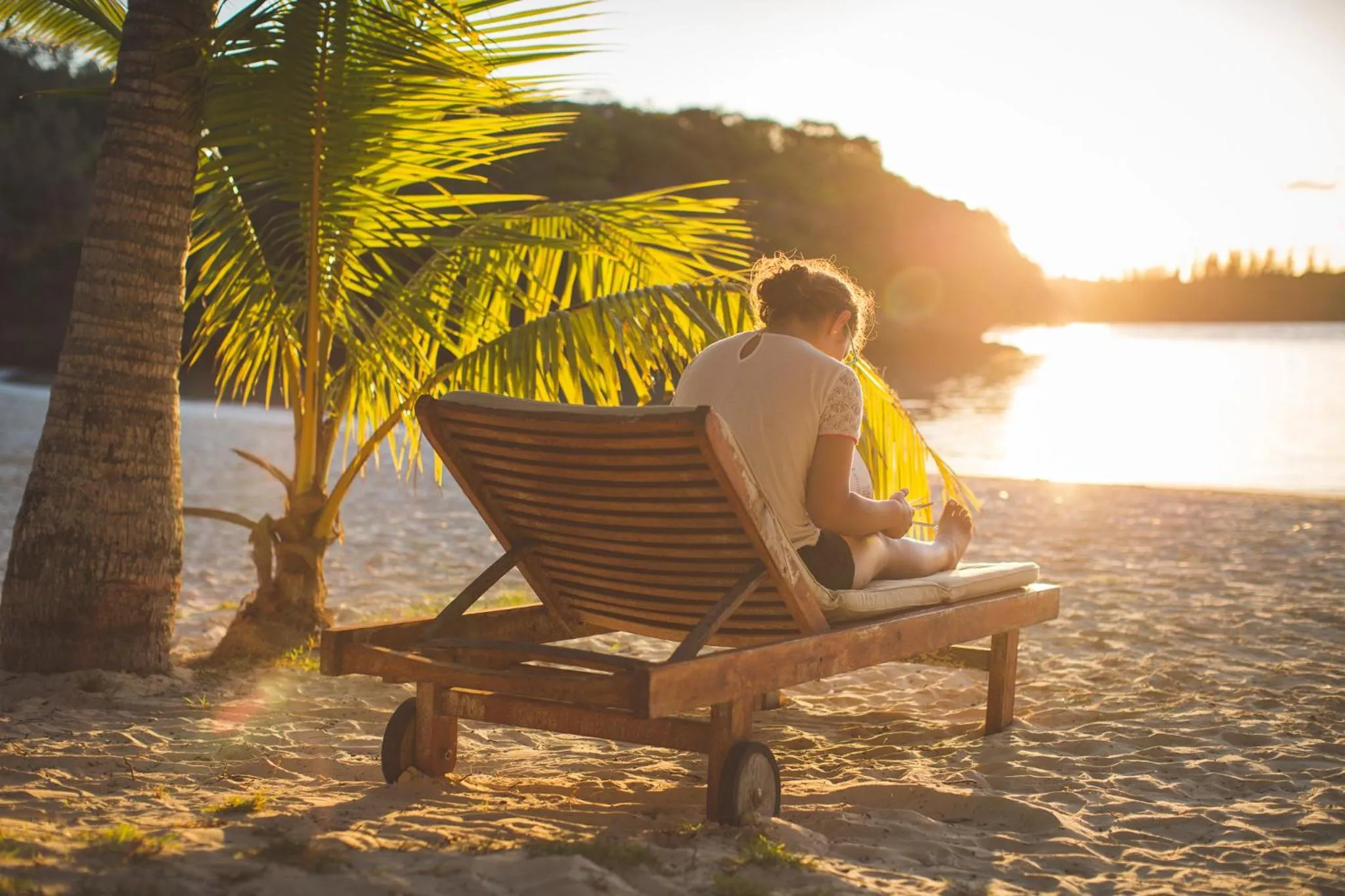 Beach in Oure Lodge Beach Resort