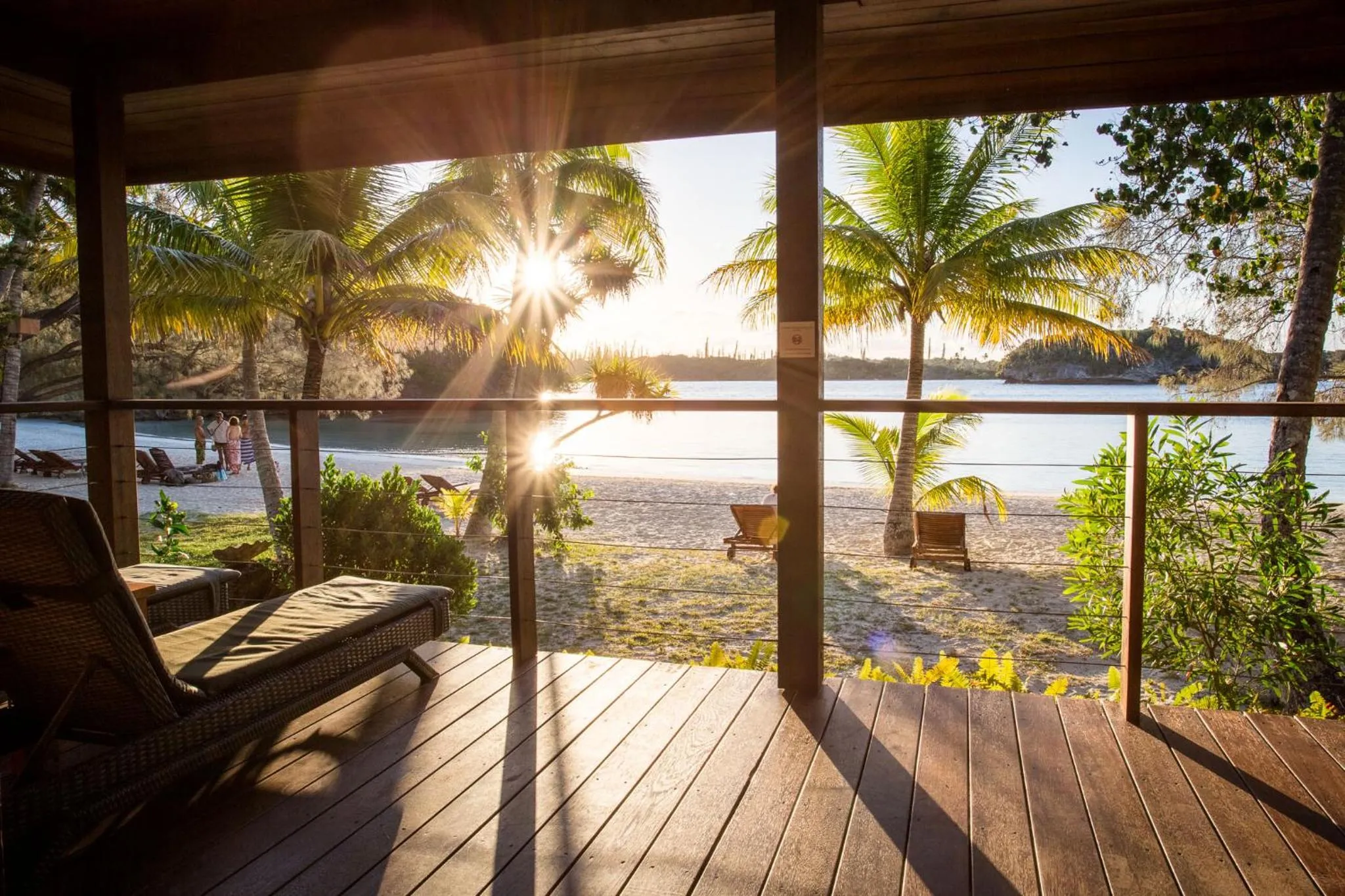 Balcony/Terrace in Oure Lodge Beach Resort