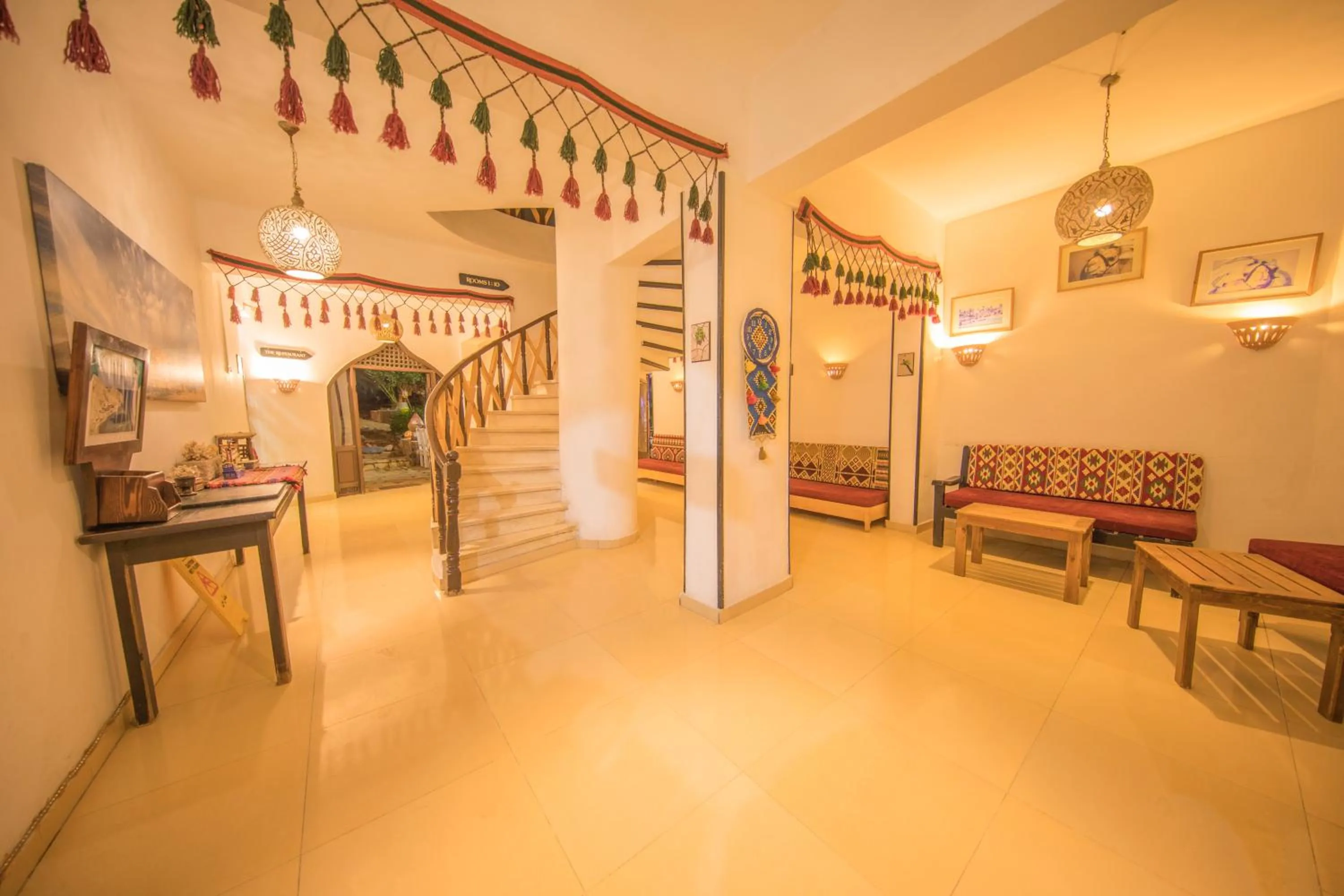 Lobby or reception in The Bedouin Moon