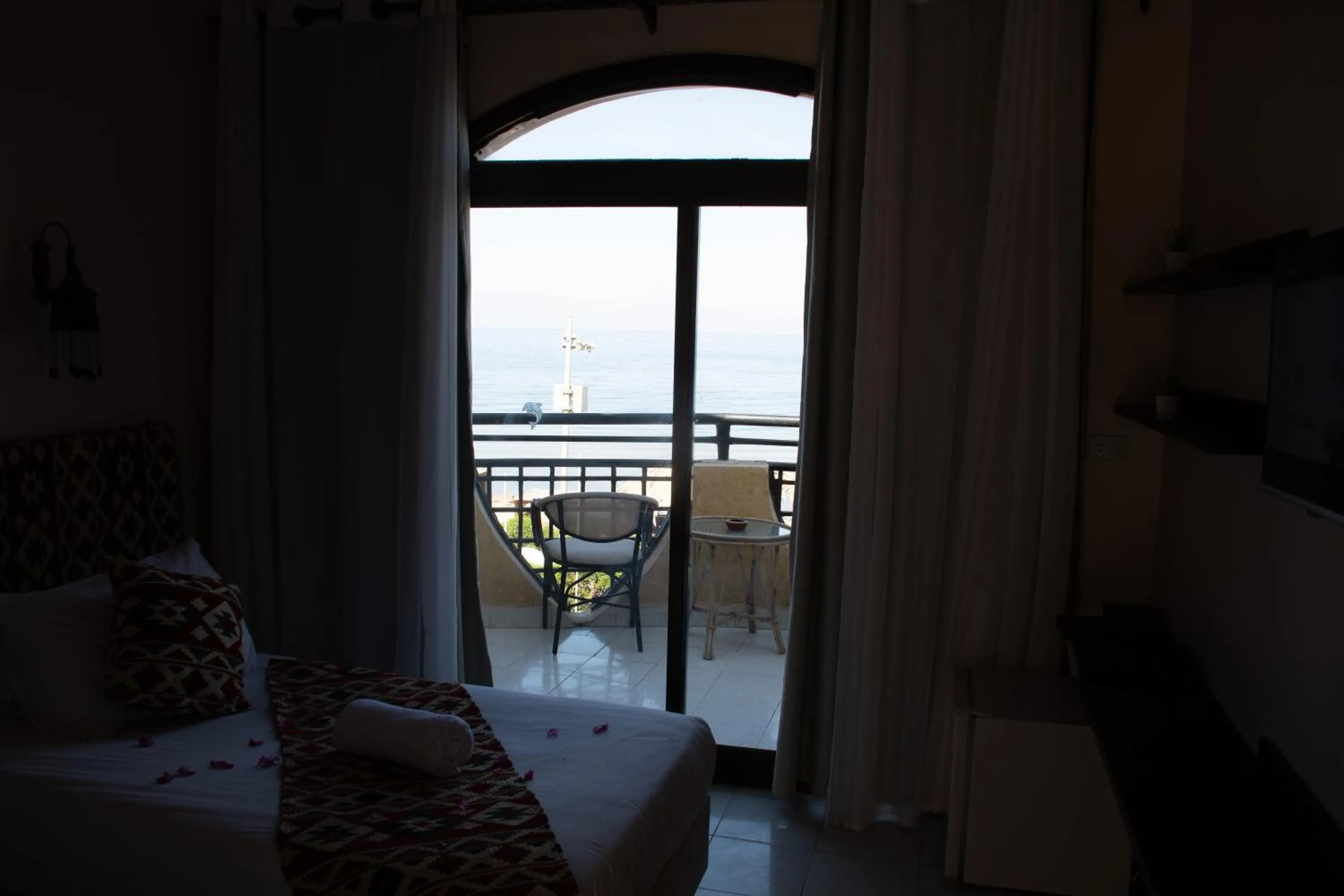 View (from property/room), Bed in The Bedouin Moon