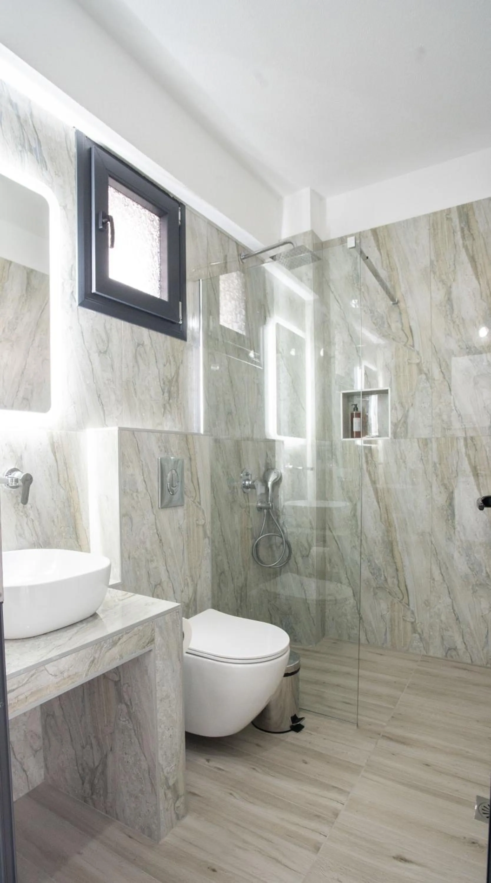 Bathroom in Aeonian Luxury Suites Asprovalta, Adults Only & Kids 12 Plus
