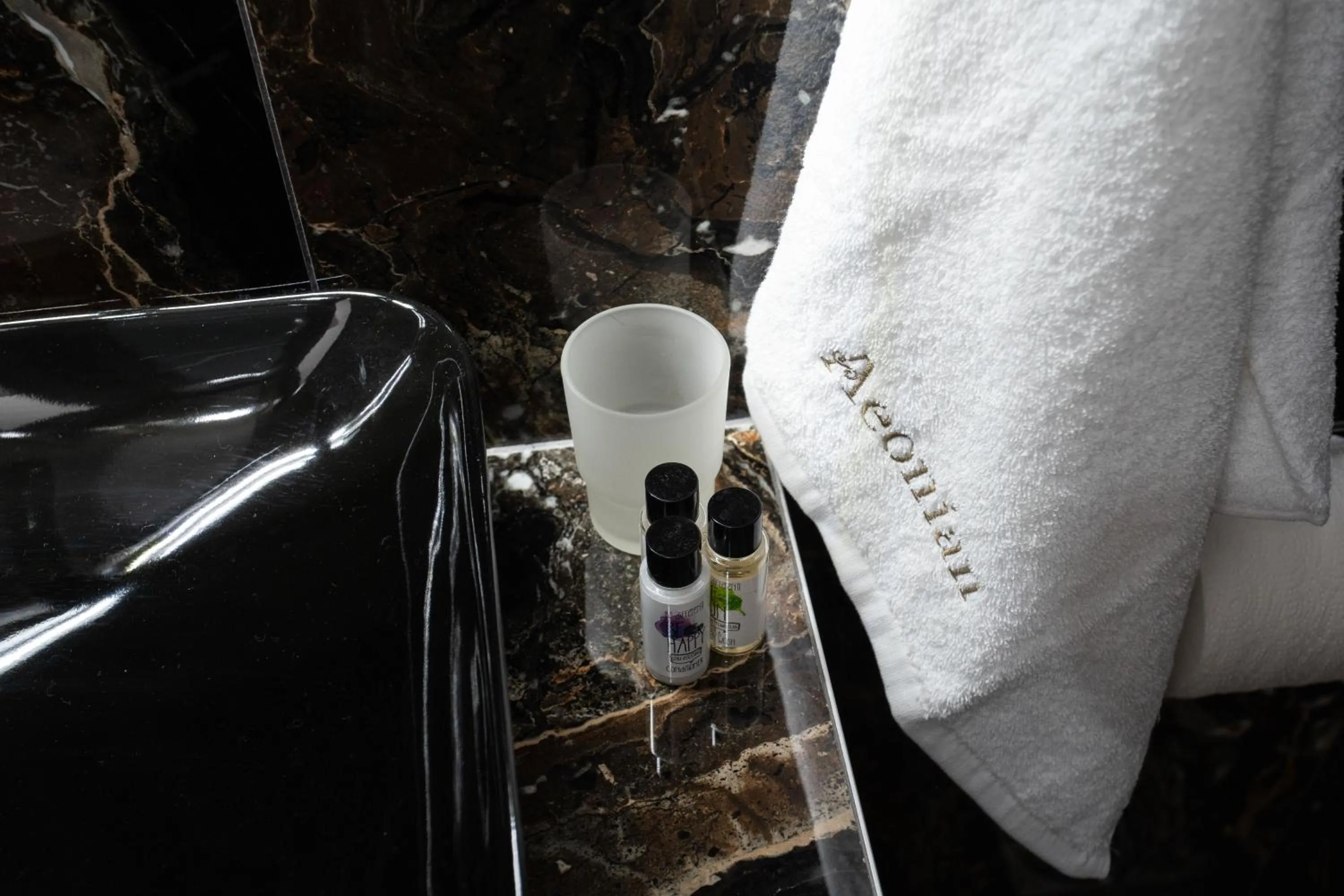 Bathroom in Aeonian Luxury Suites Asprovalta, Adults Only & Kids 12 Plus