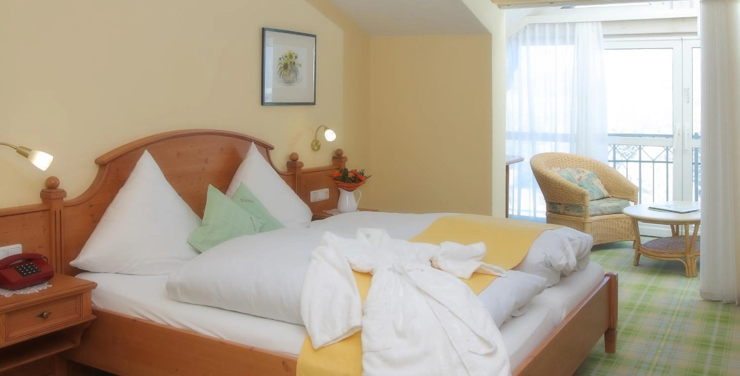 Bed in Feriengut Waldblick