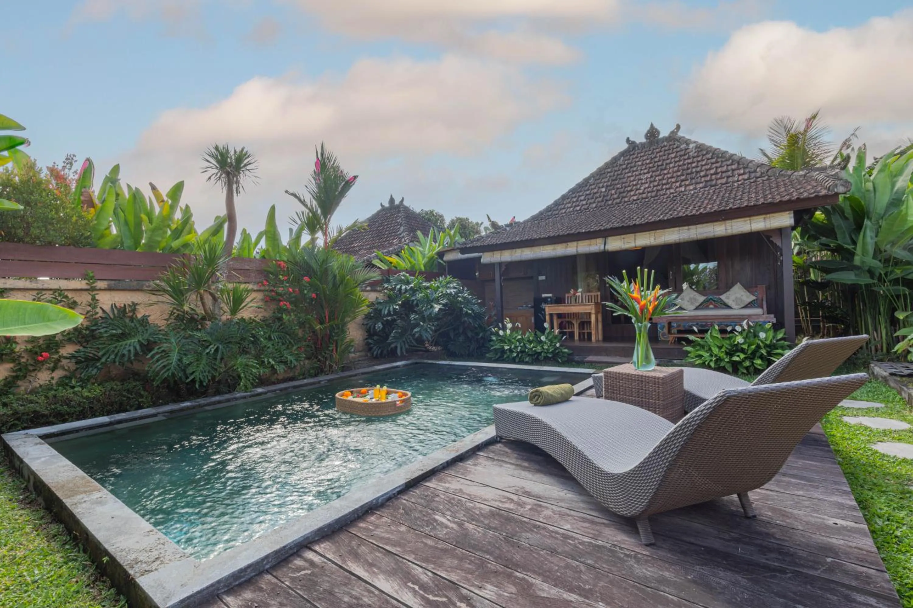 Pool view in NILUH Private Villas Ubud