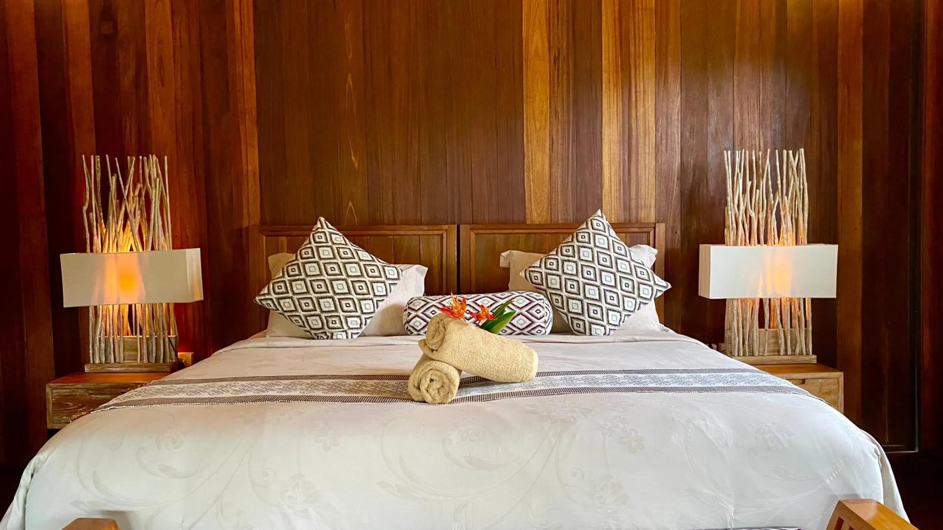 Photo of the whole room, Bed in NILUH Private Villas Ubud