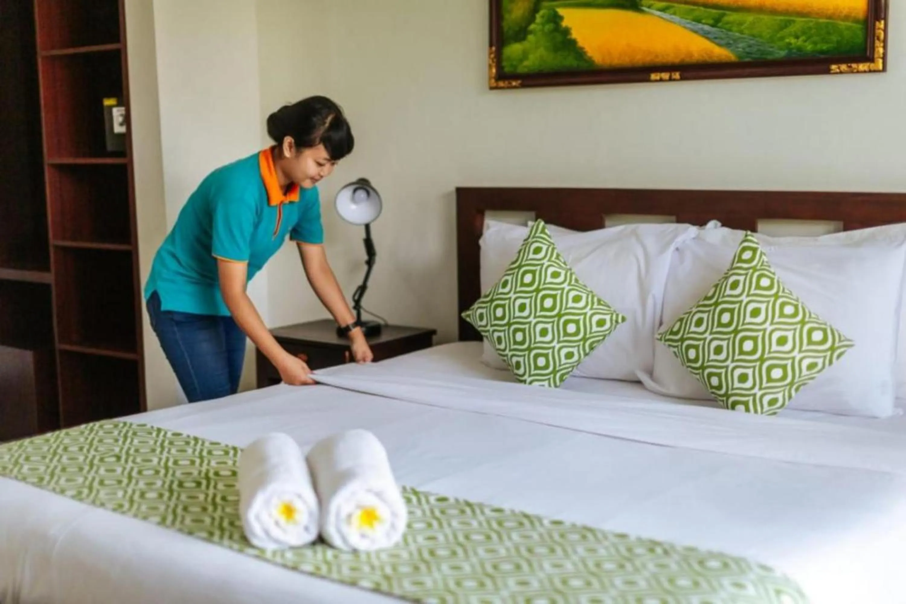 Bed in Carik Bali Guest House Canggu