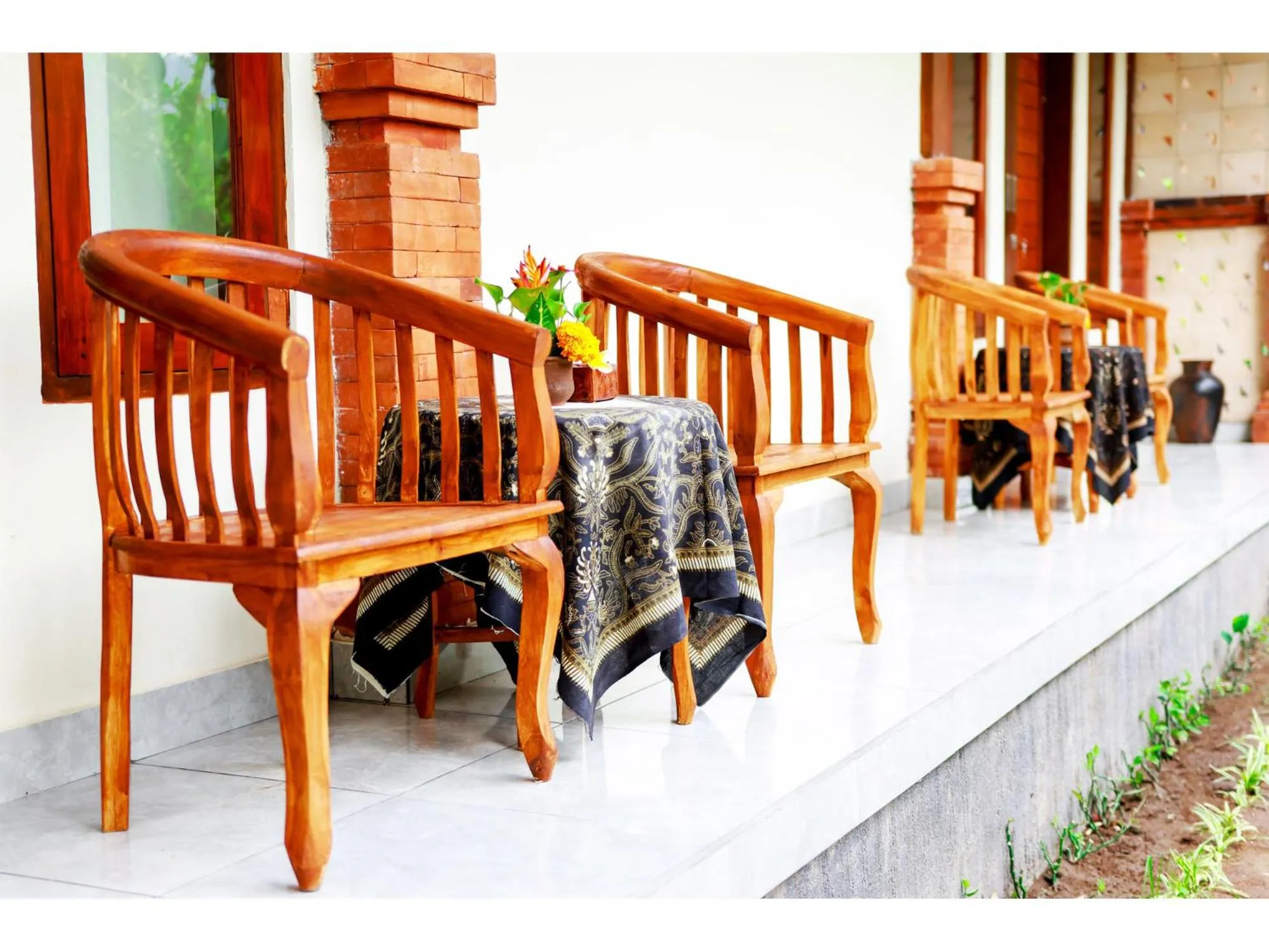 Balcony/Terrace in Gongwi Cottages Sidemen