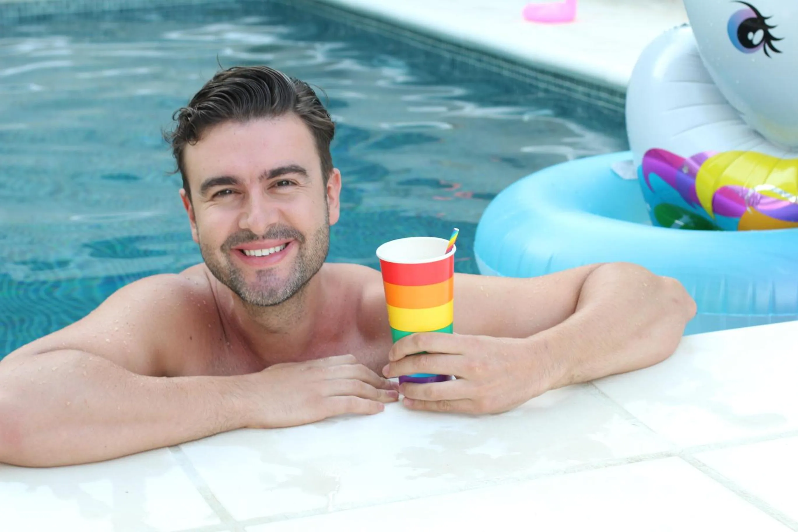 Swimming pool in La Connexion, Gay Men Only