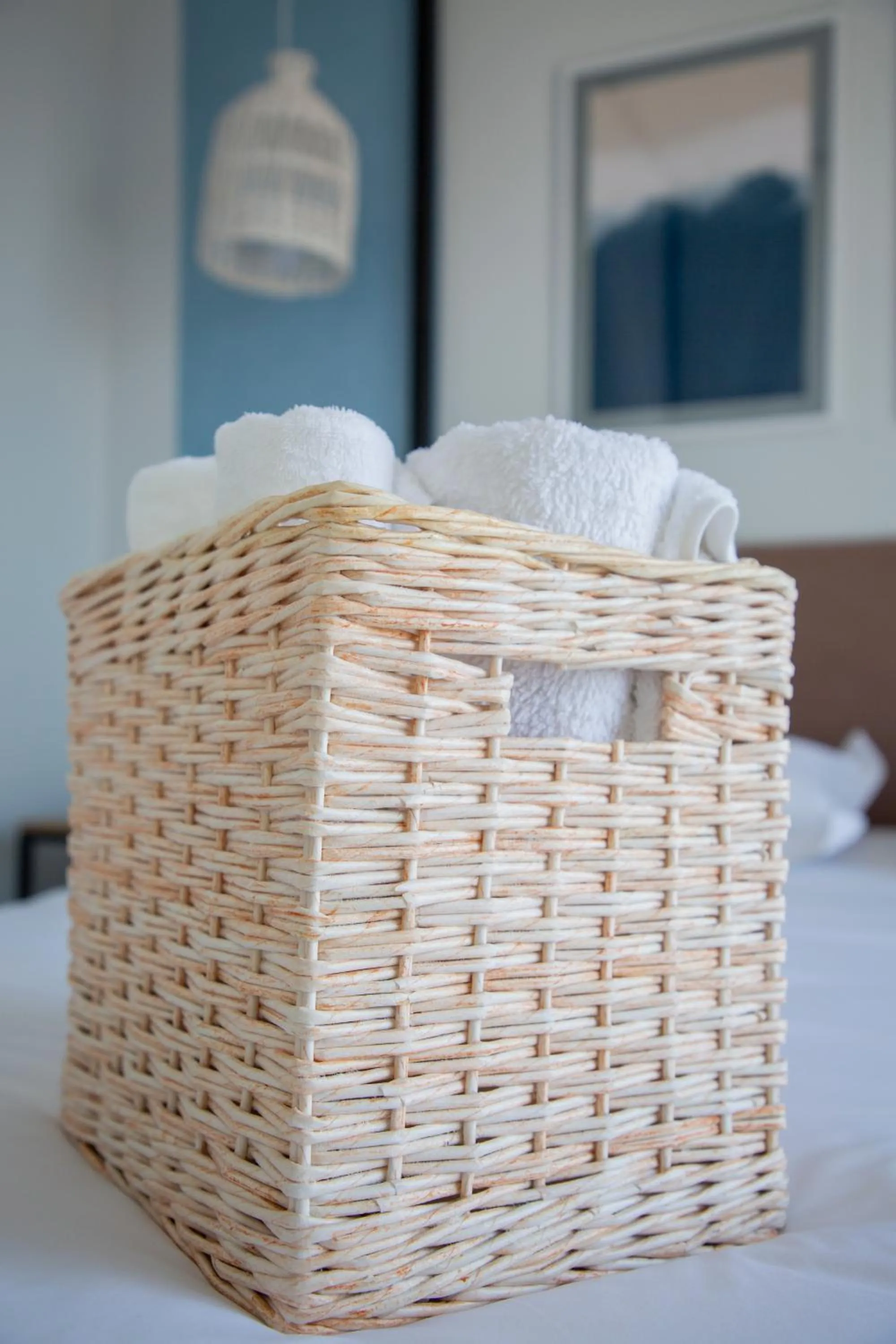 towels, Bed in Silence hotel