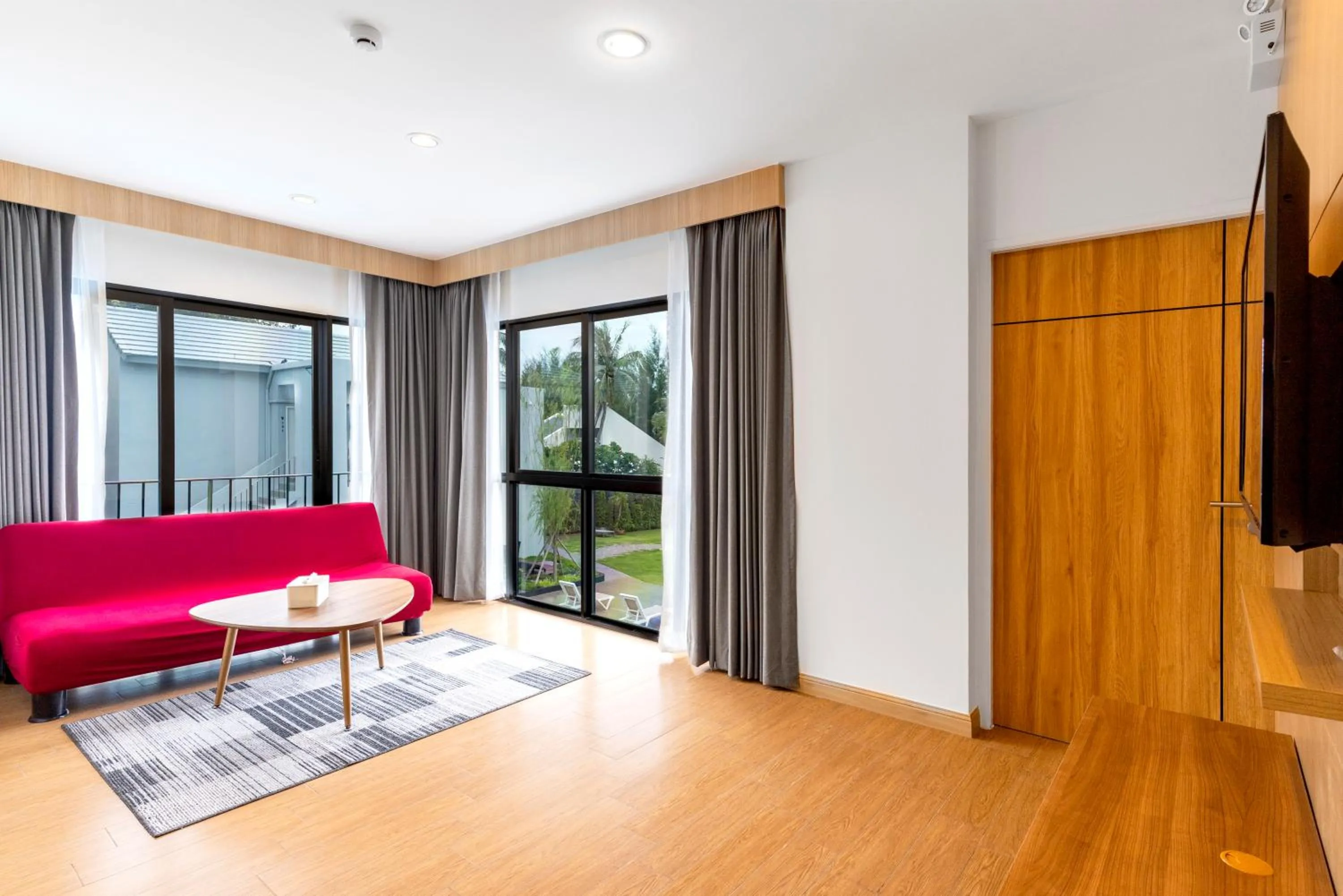 Living room in HATCHAO HERITAGE BEACH FRONT RESORT