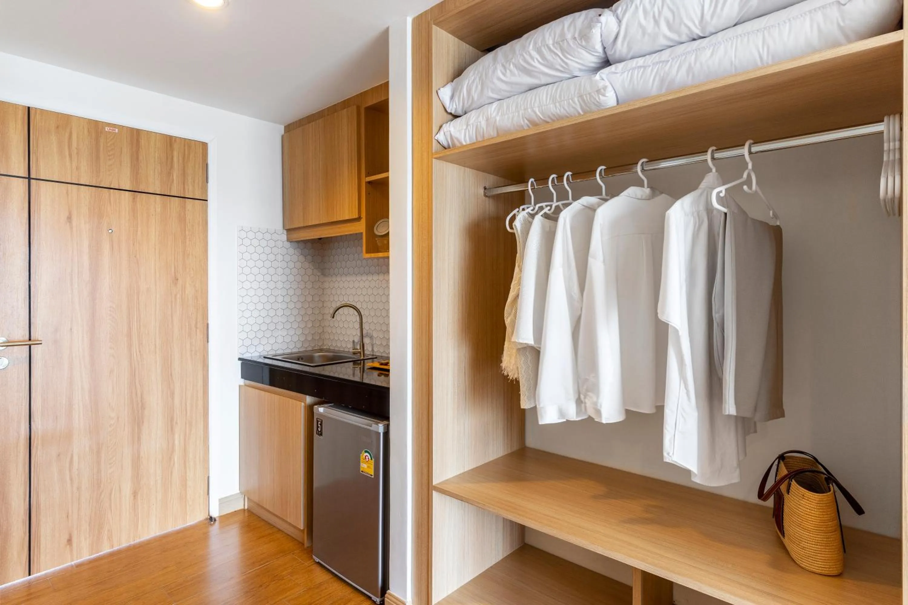 Kitchen or kitchenette in HATCHAO HERITAGE BEACH FRONT RESORT