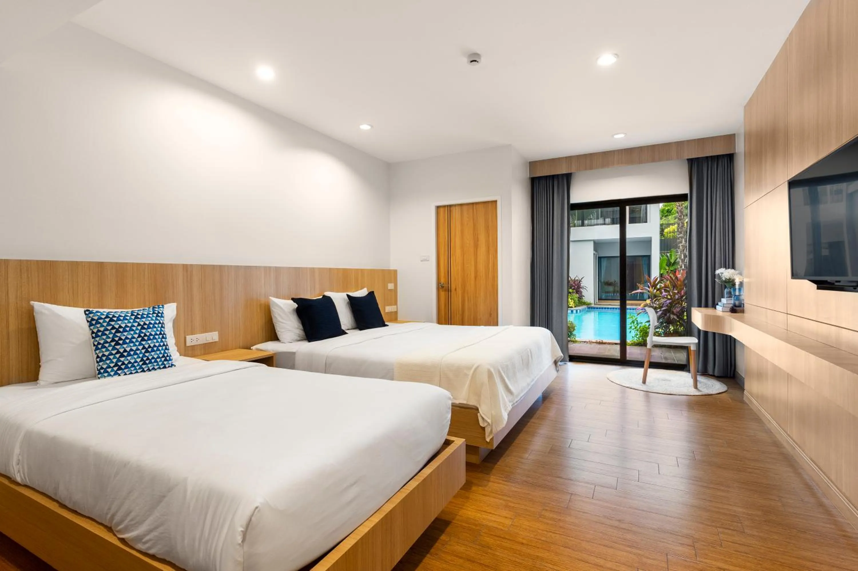 Photo of the whole room, Bed in HATCHAO HERITAGE BEACH FRONT RESORT