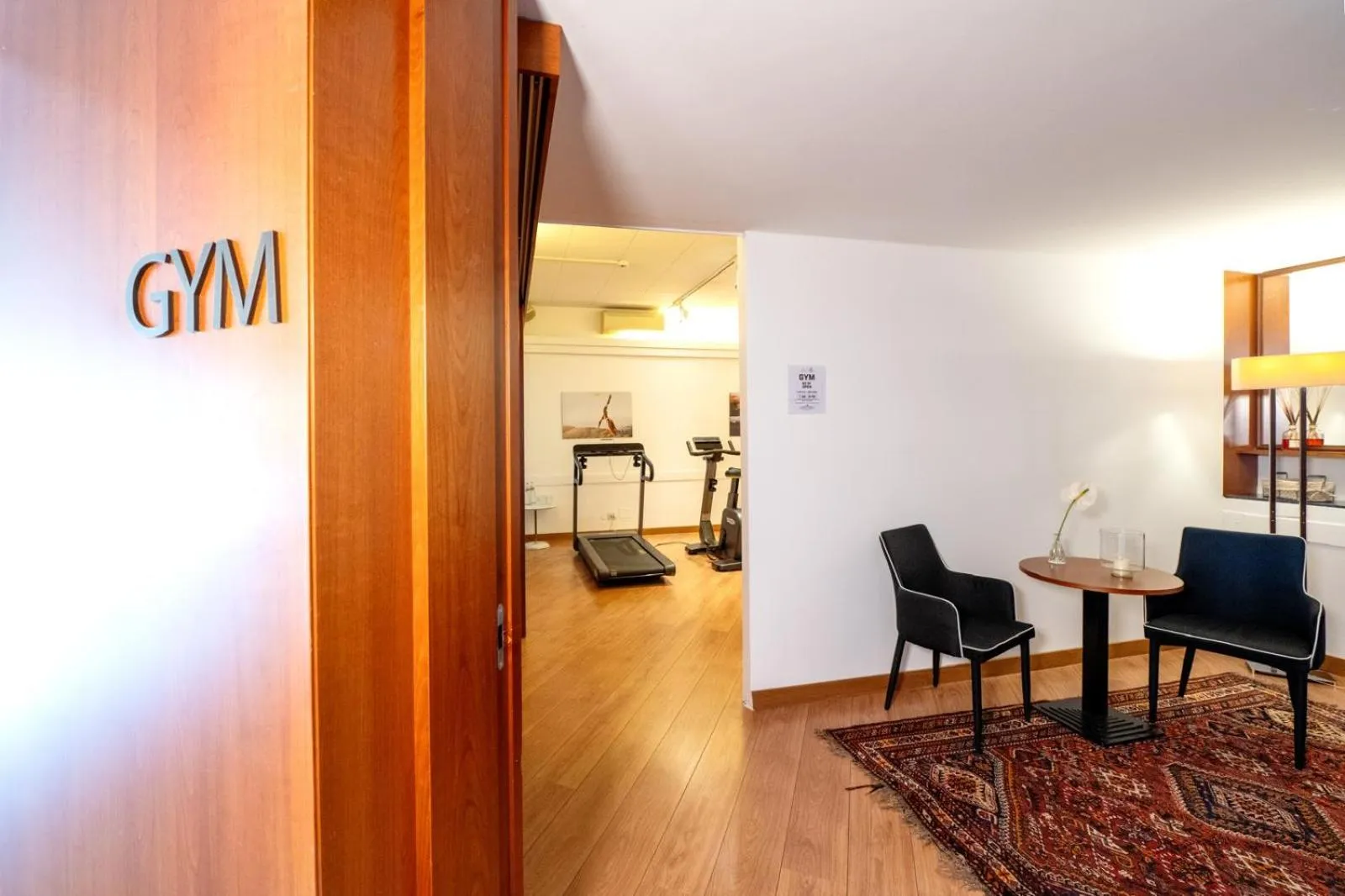 Fitness centre/facilities in Hotel Carlton