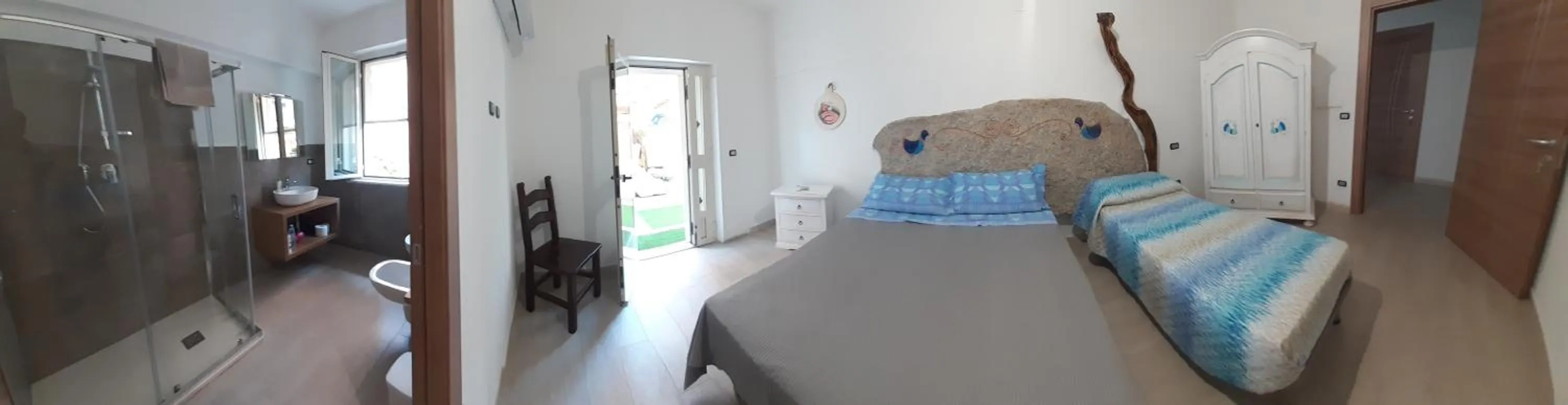 Bed in bed and breakfast Murales Orgosolo