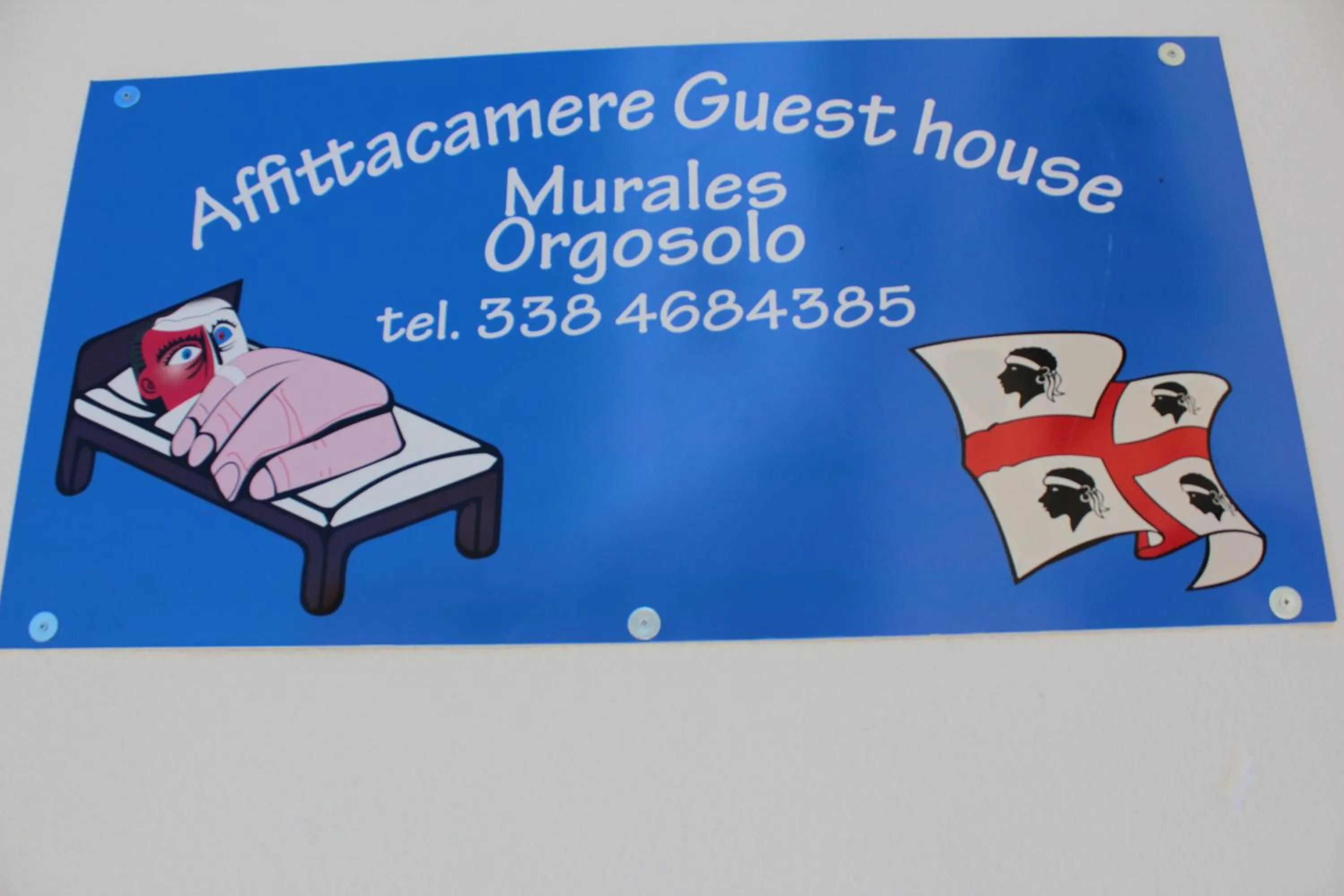 Property logo or sign in bed and breakfast Murales Orgosolo