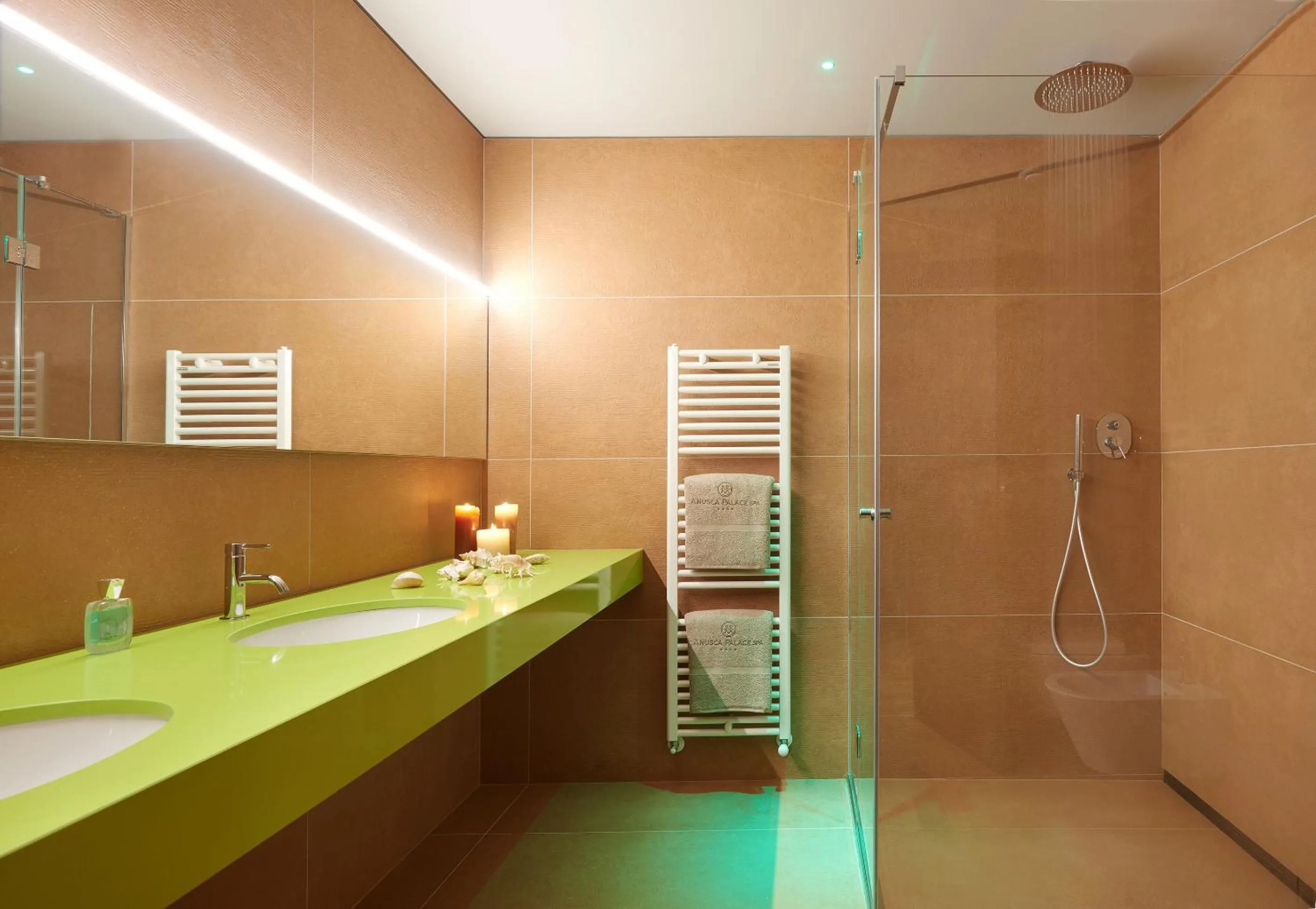 Shower in Anusca Palace Hotel