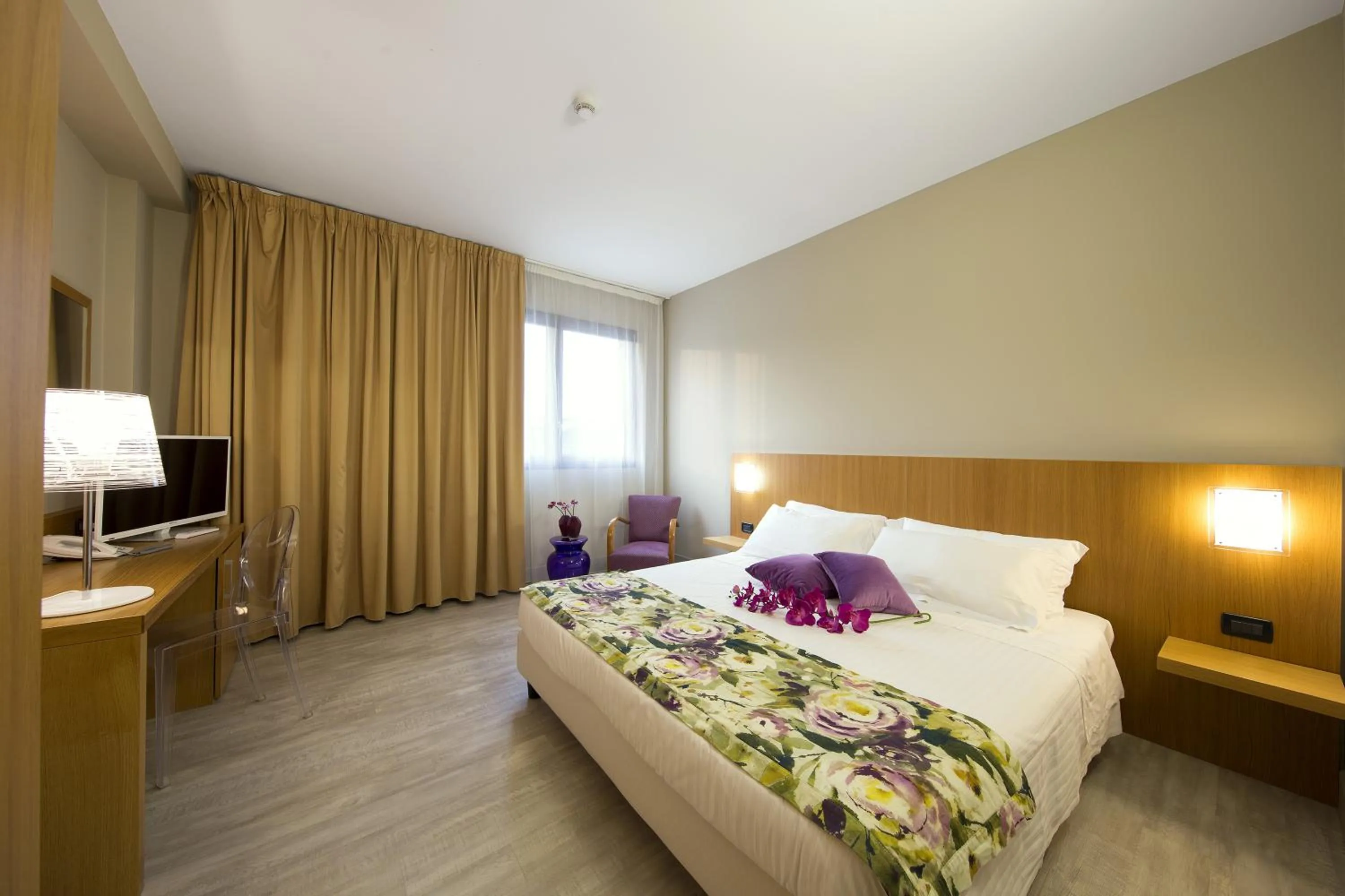 Bed in Anusca Palace Hotel