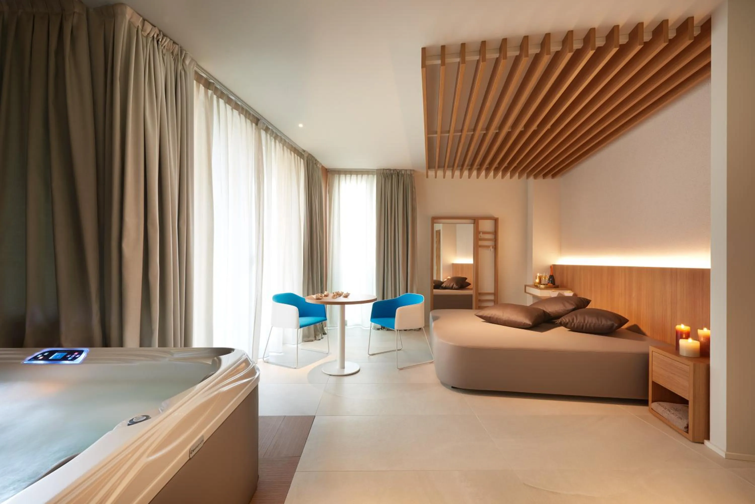 Living room, Bed in Anusca Palace Hotel