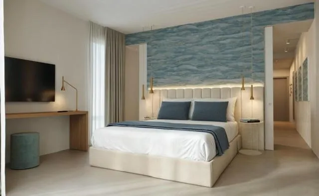 Bedroom, Bed in Victoria Frontemare Beach & Spa Hotel Jesolo