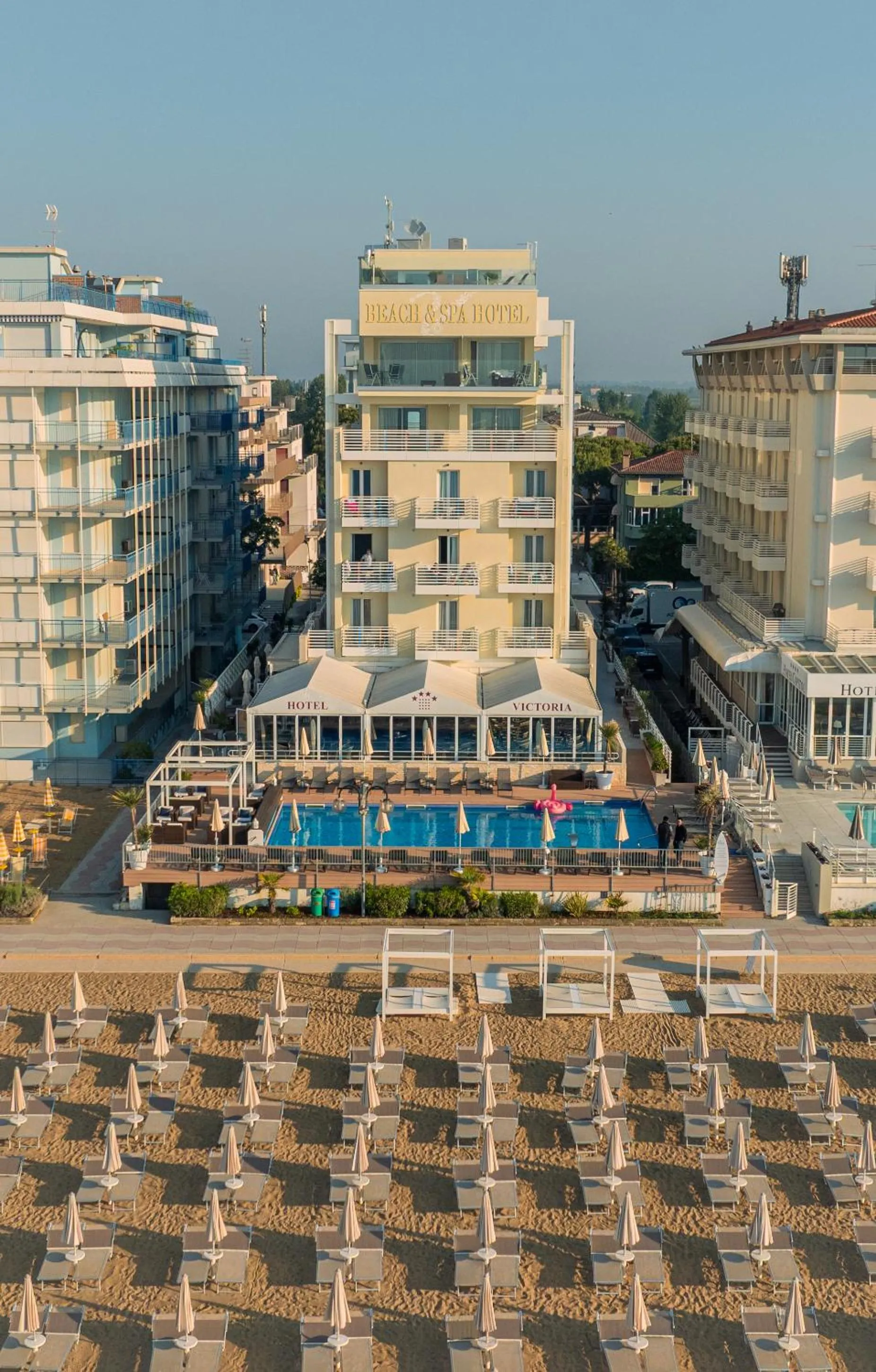 Property building in Victoria Frontemare Beach & Spa Hotel Jesolo