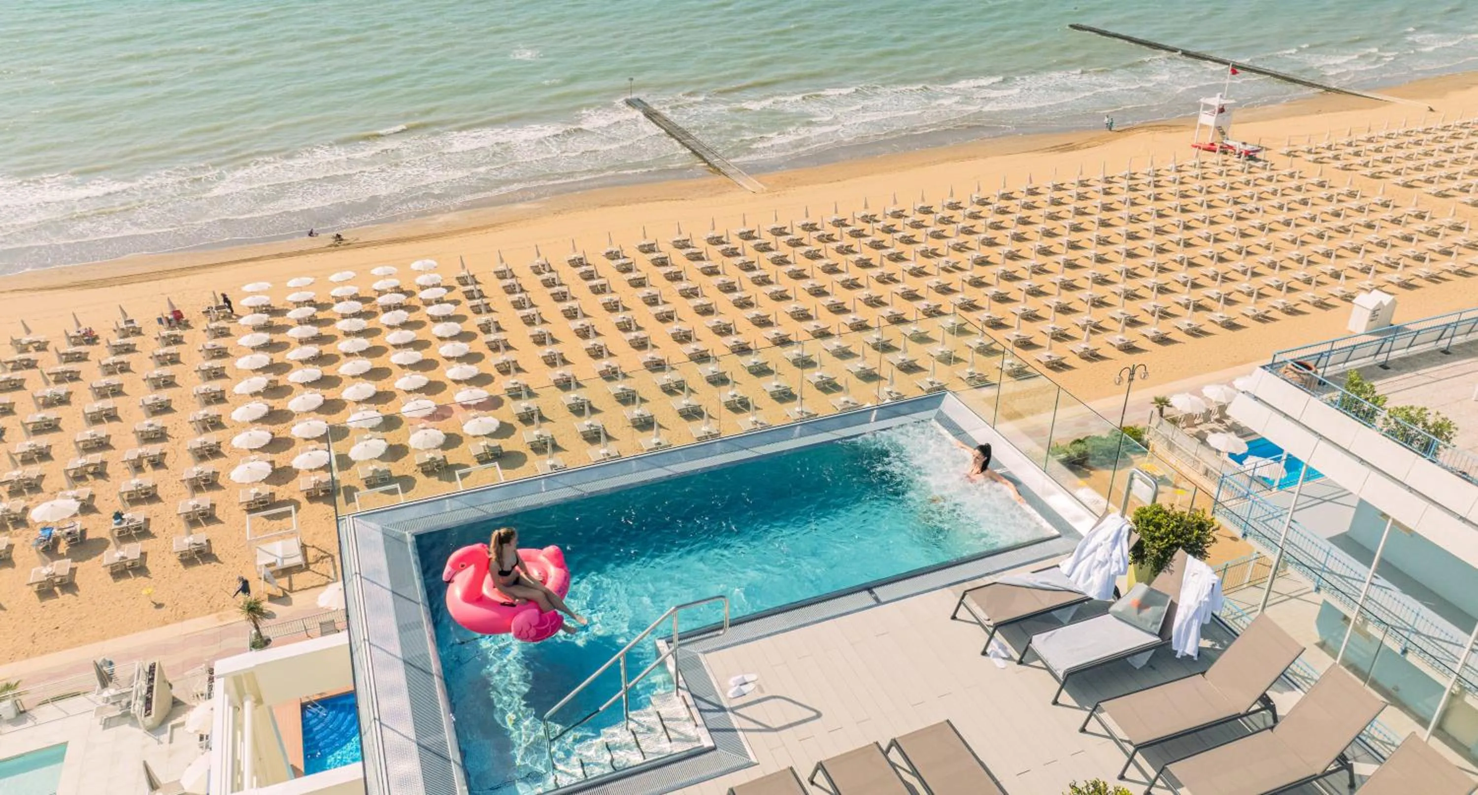 Beach in Victoria Frontemare Beach & Spa Hotel Jesolo