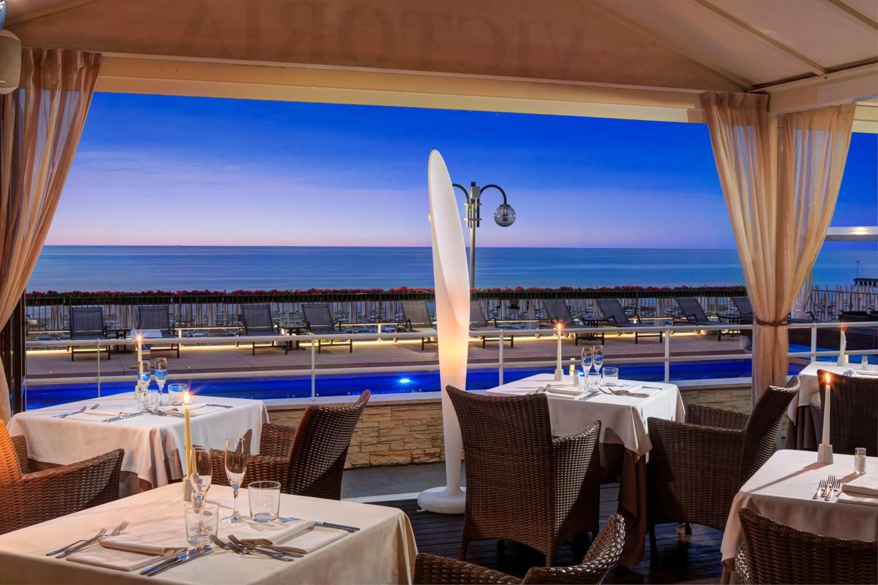 Balcony/Terrace in Victoria Frontemare Beach & Spa Hotel Jesolo