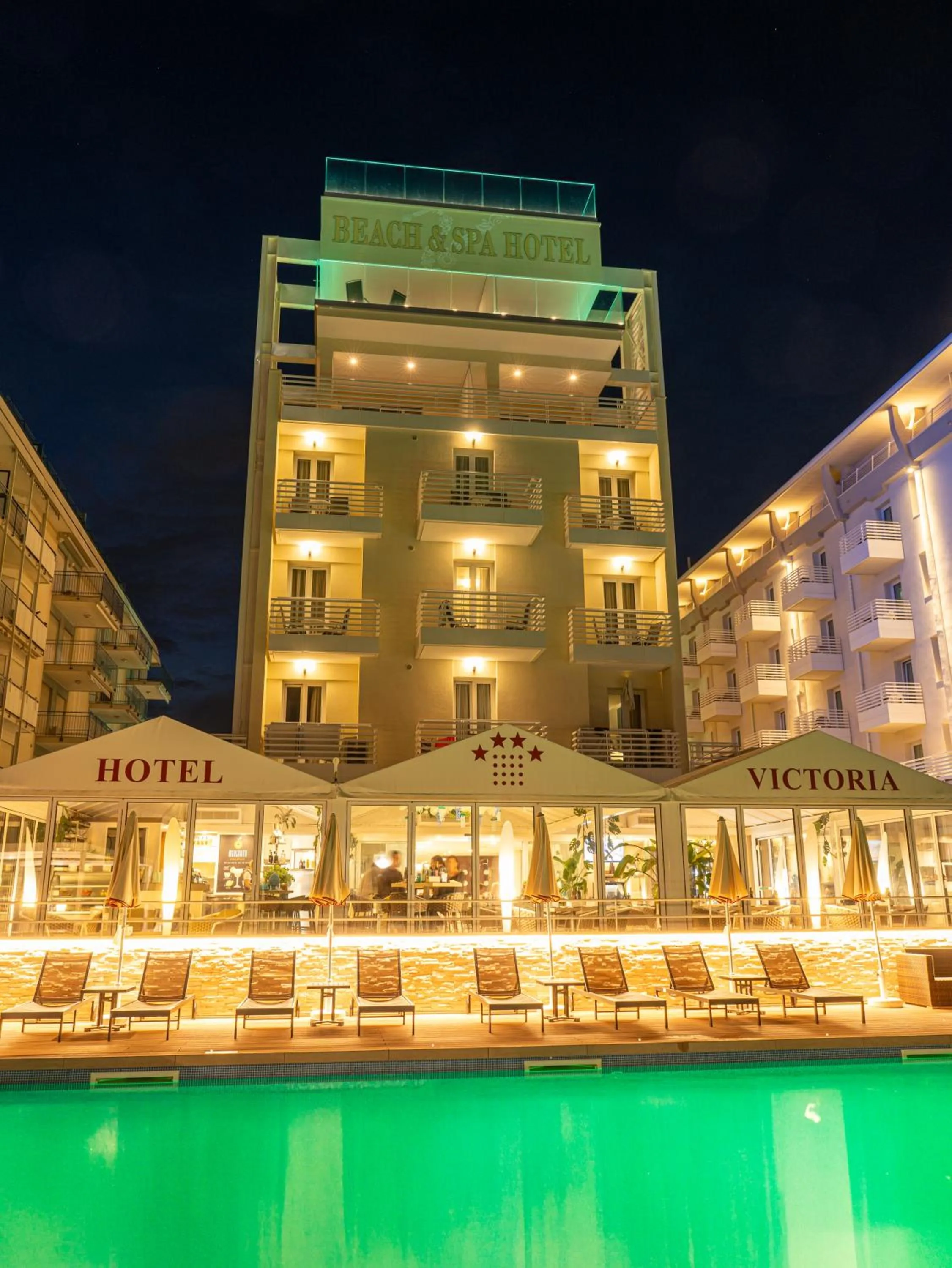 Property building in Victoria Frontemare Beach & Spa Hotel Jesolo