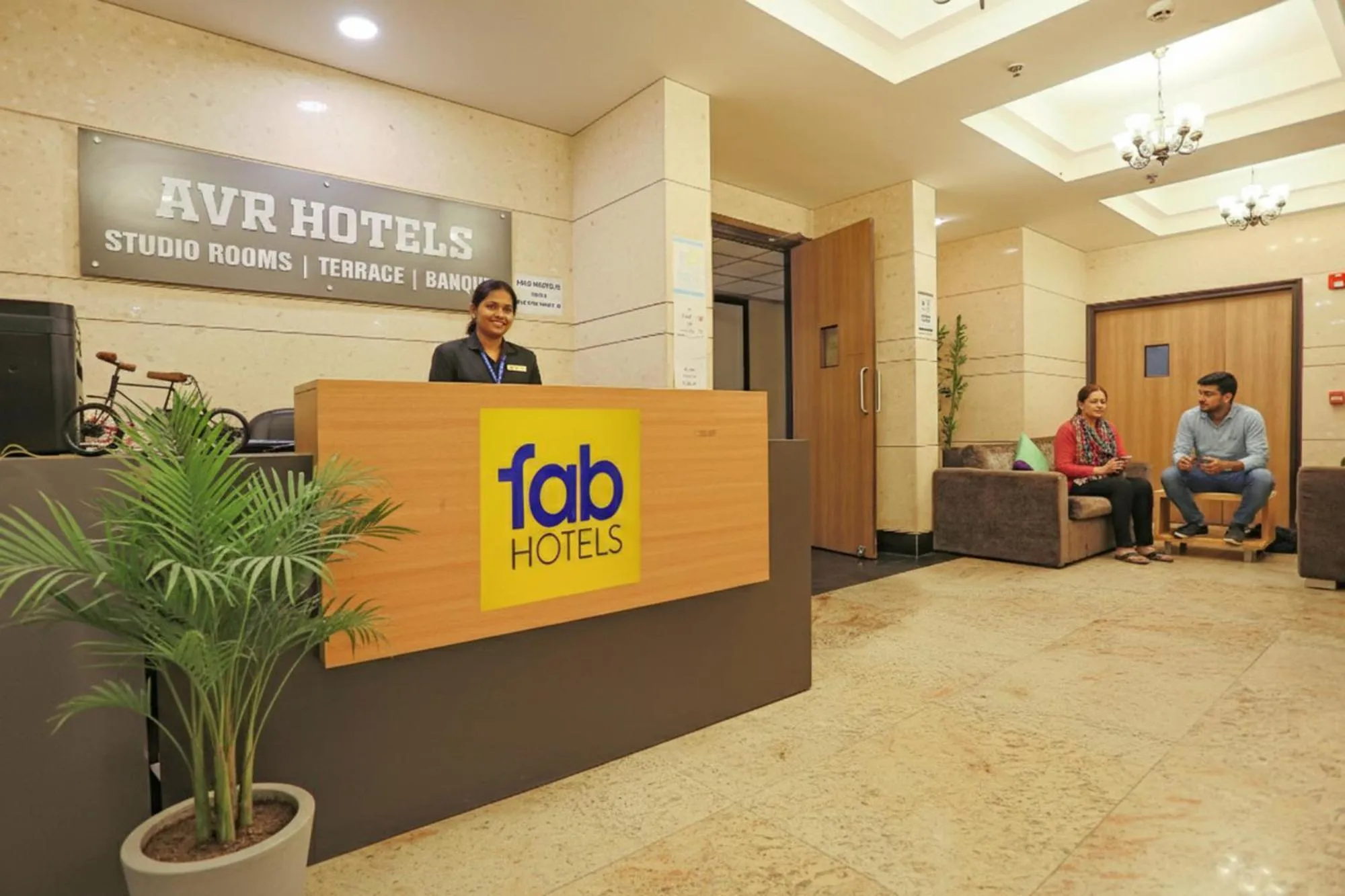Lobby or reception in FabHotel Sapphire 83, Manesar, Gurgaon