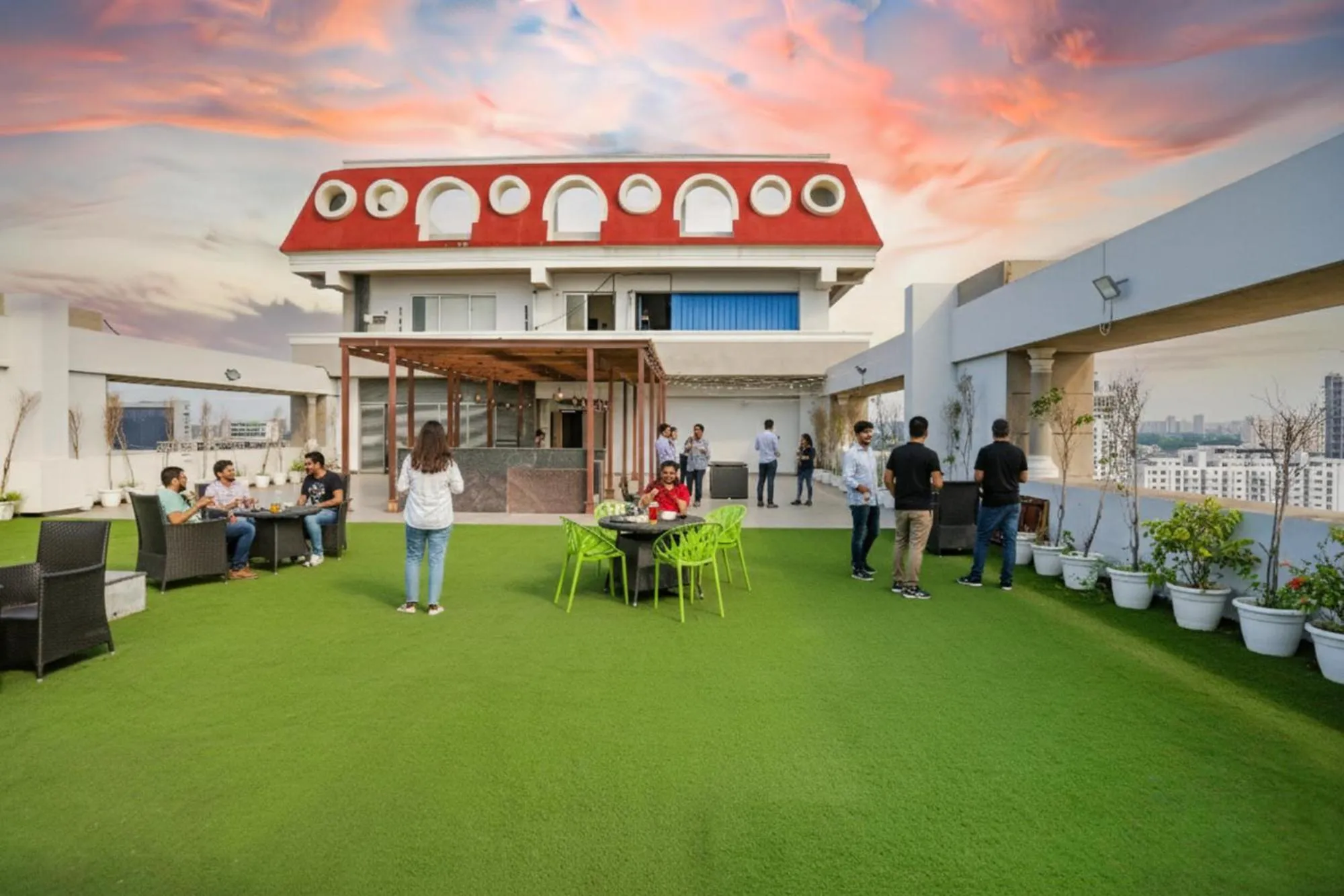 Balcony/Terrace in FabHotel Sapphire 83, Manesar, Gurgaon