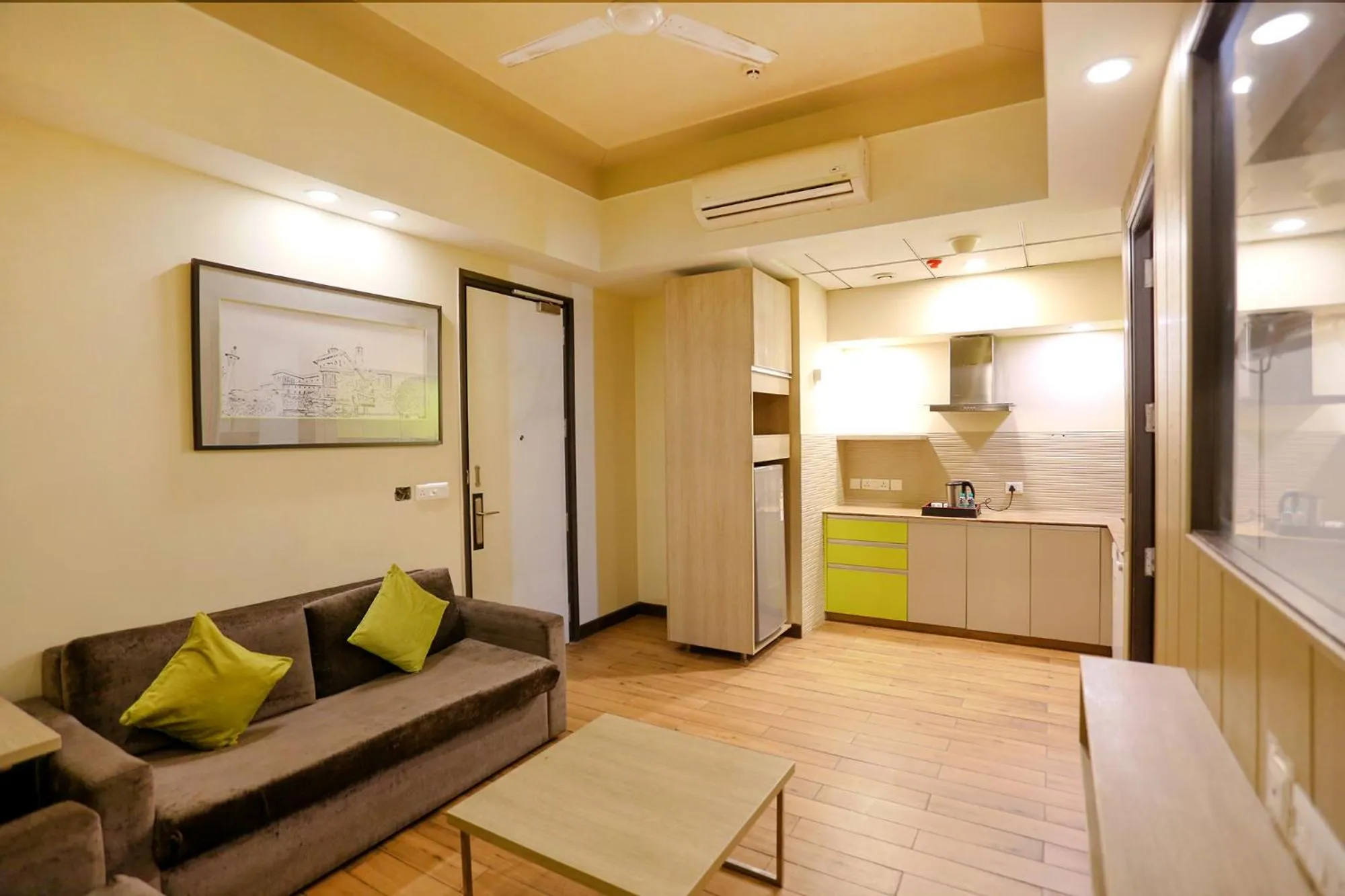 Living room in FabHotel Sapphire 83, Manesar, Gurgaon