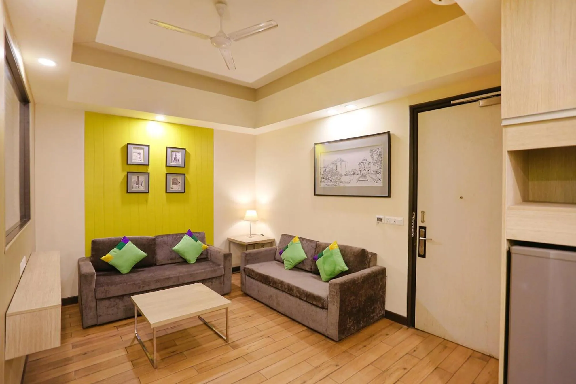 Living room in FabHotel Sapphire 83, Manesar, Gurgaon