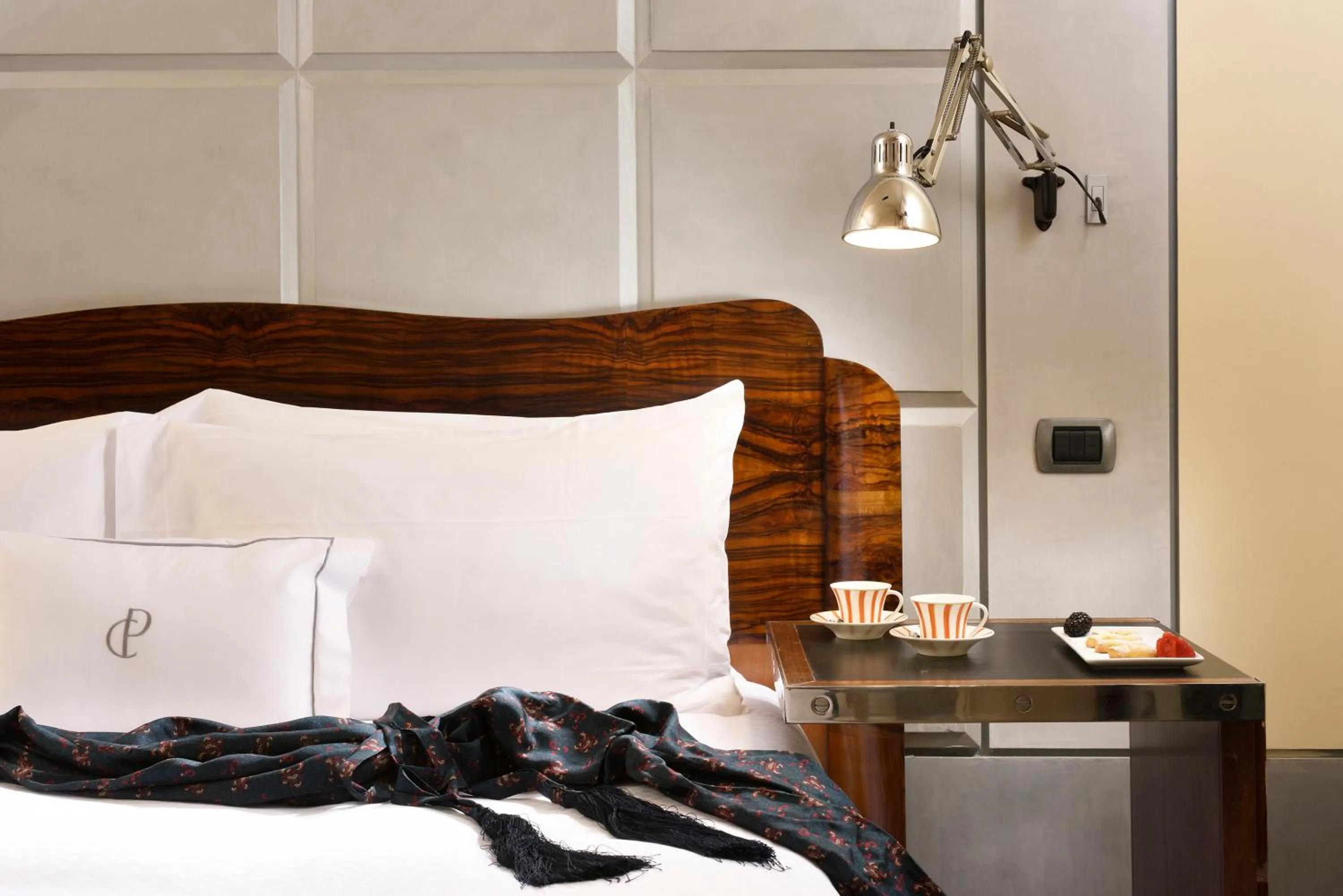 Decorative detail, Bed in Ca' Pisani Hotel