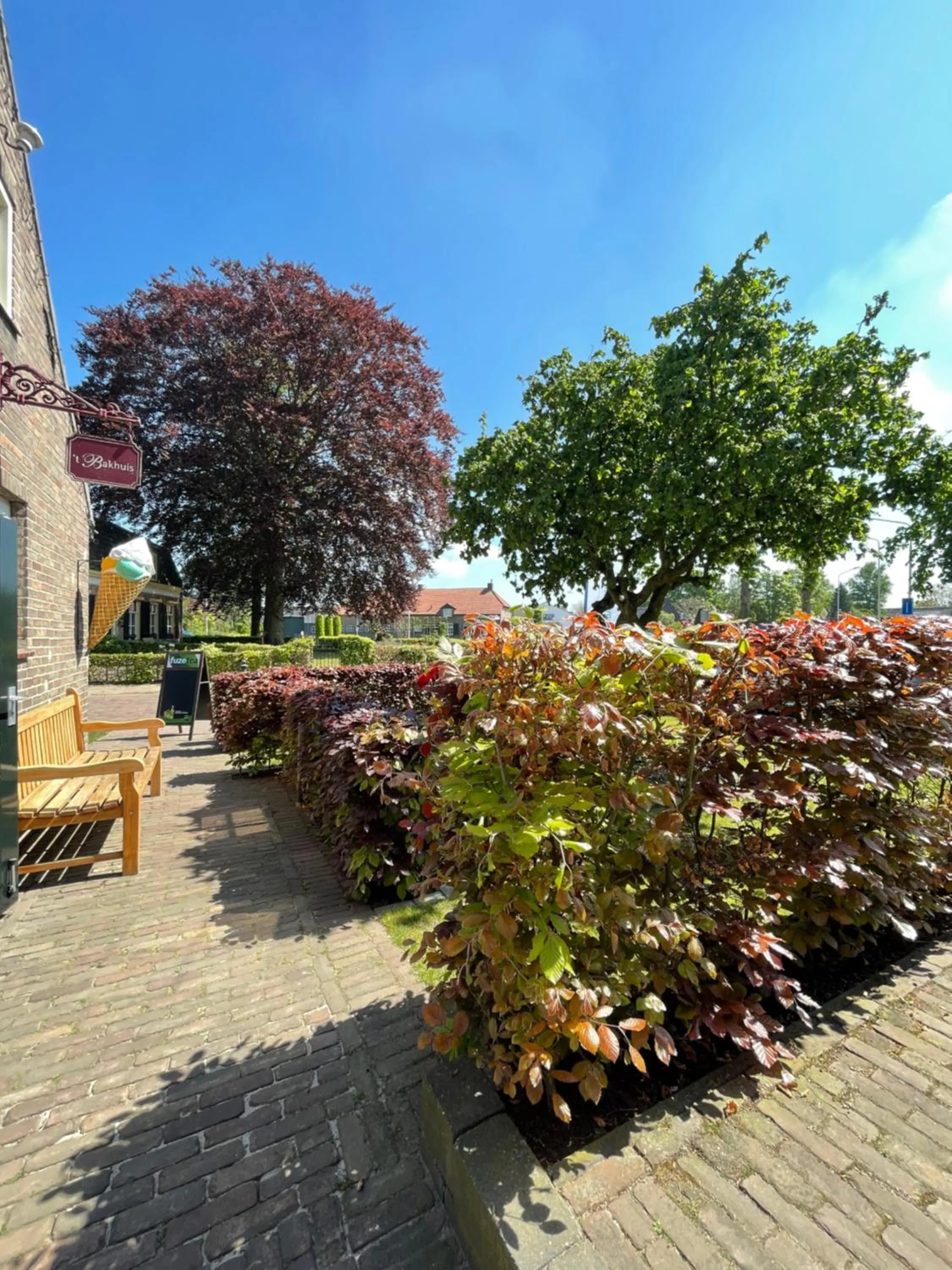 Garden view in ‘t Bakhuis