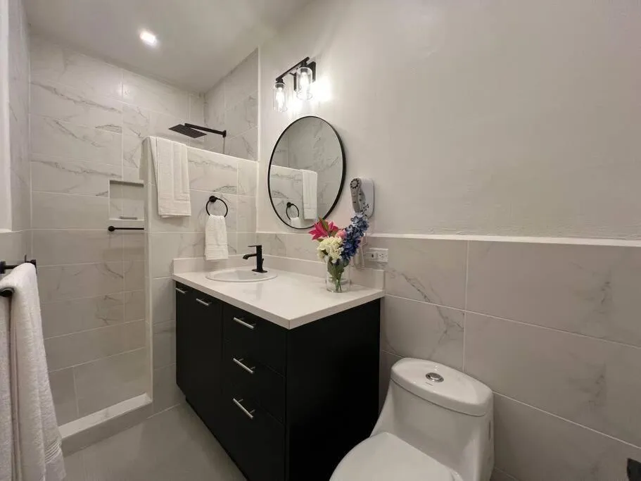 Bathroom in The Backyard Beach House