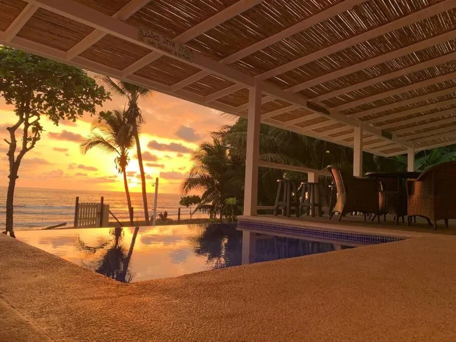 Swimming pool in The Backyard Beach House