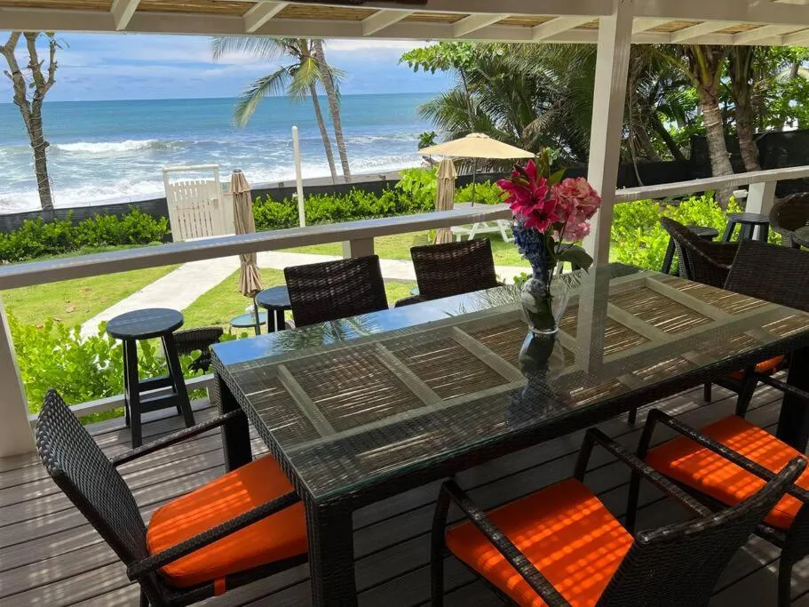 Patio in The Backyard Beach House