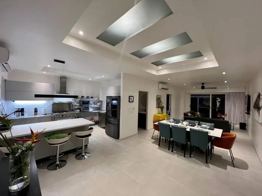 Dining area in The Backyard Beach House