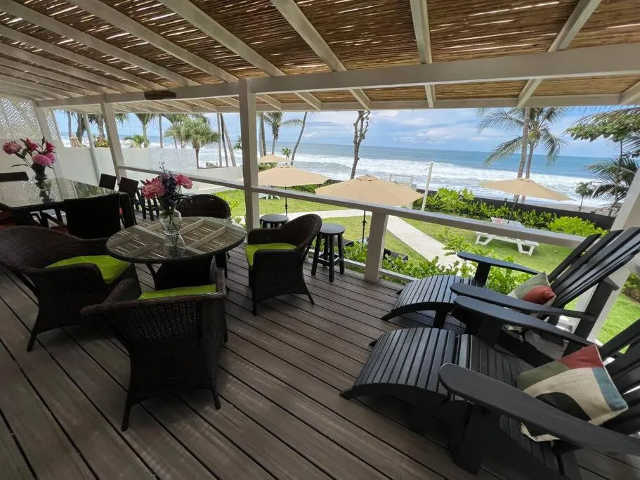 Patio in The Backyard Beach House