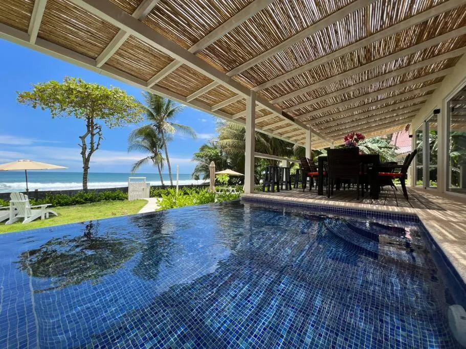 Swimming pool in The Backyard Beach House