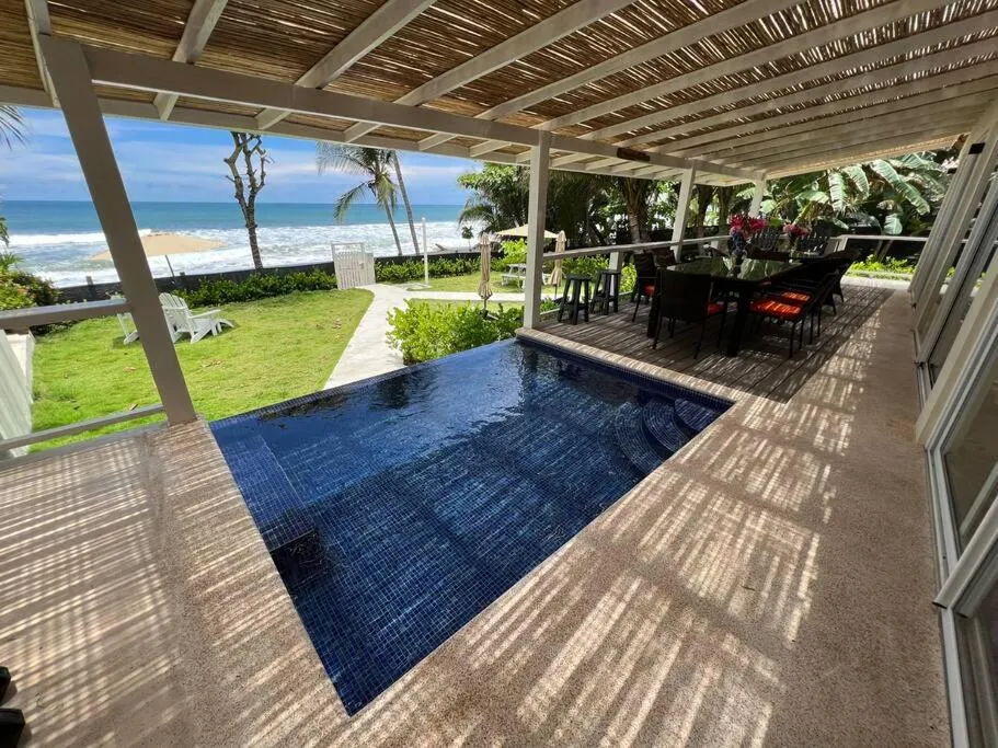 Pool view in The Backyard Beach House