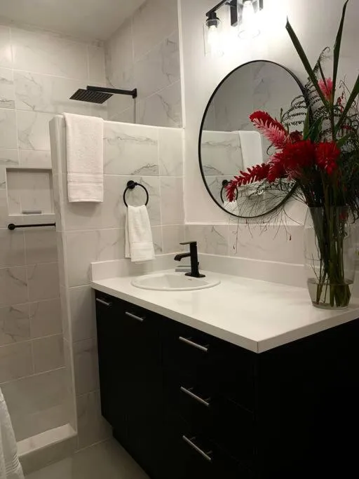 Bathroom in The Backyard Beach House