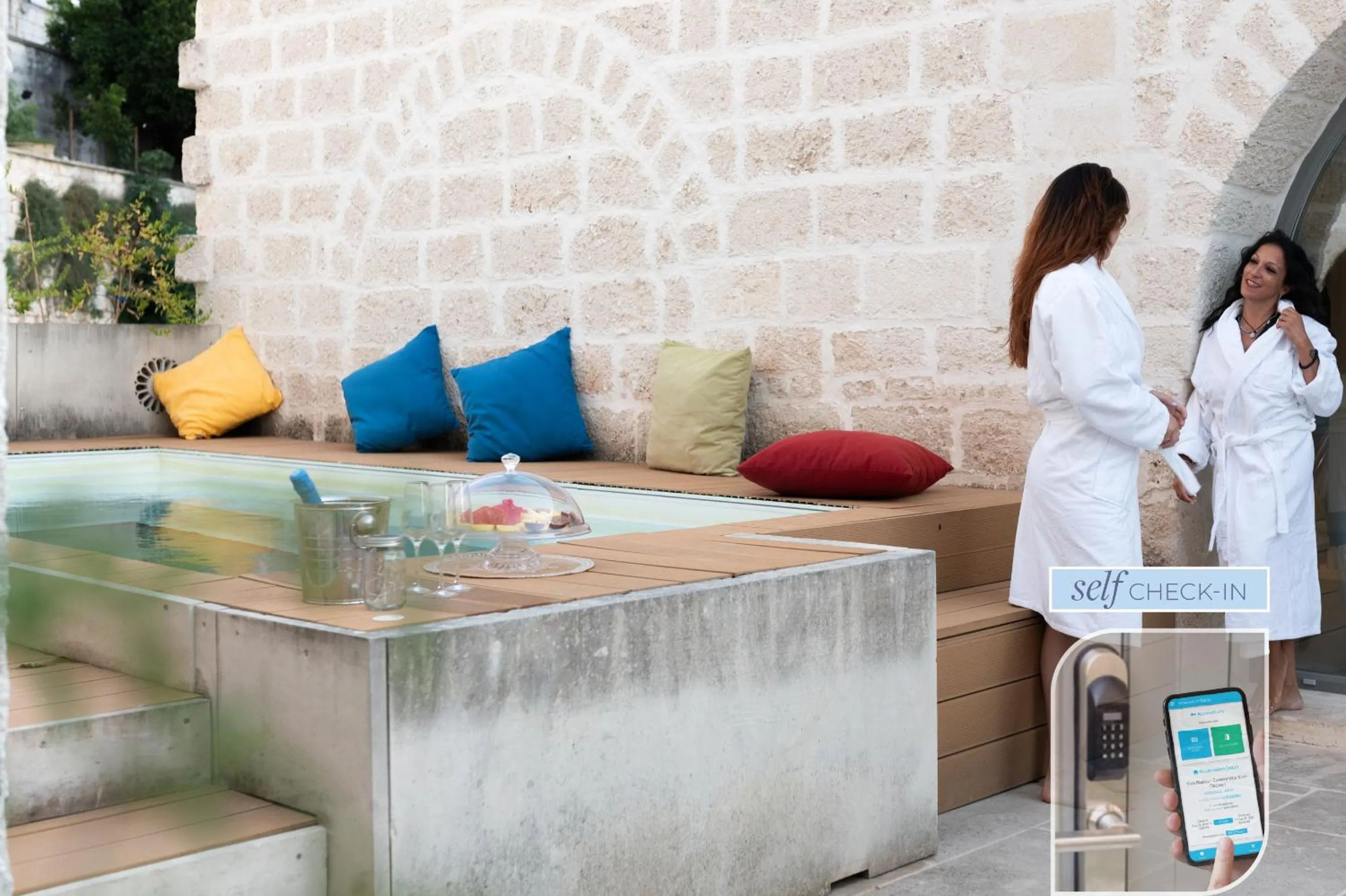 Balcony/Terrace in Vico Bianco Raro Smart Rooms Collection