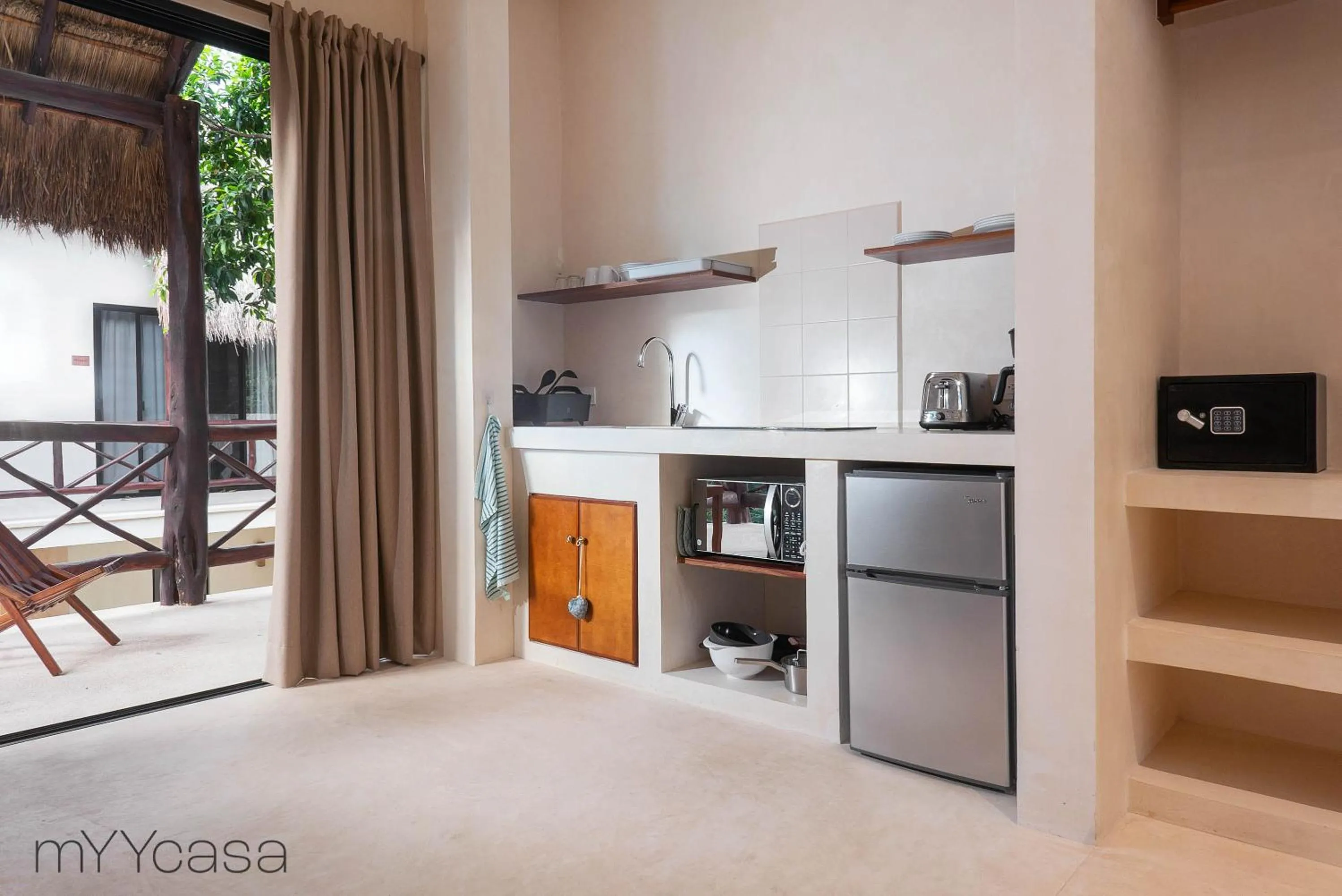 Coffee/tea facilities, Bed in Casa Yaakun