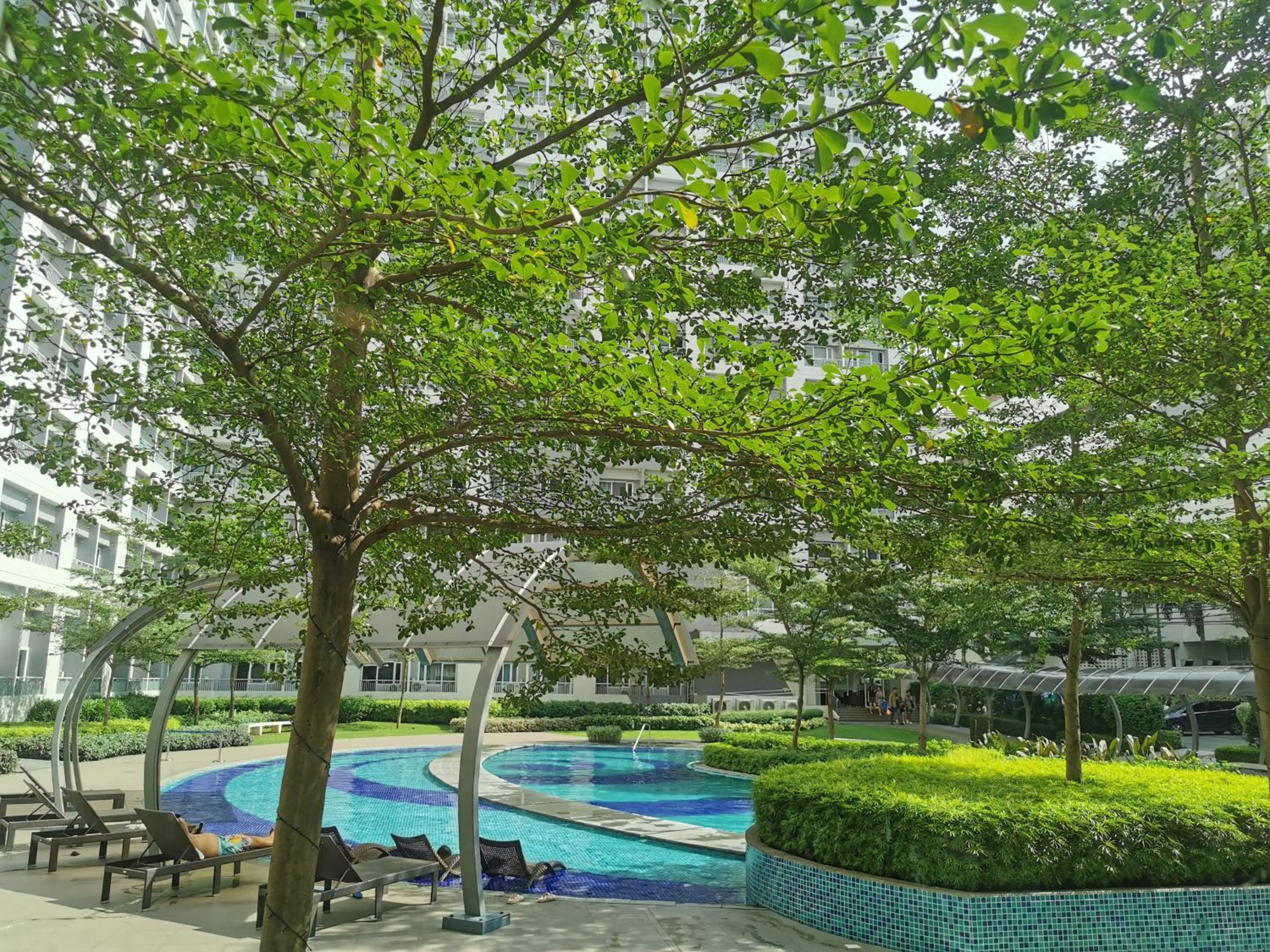 Swimming pool in Apad@graceresidences nr BGC