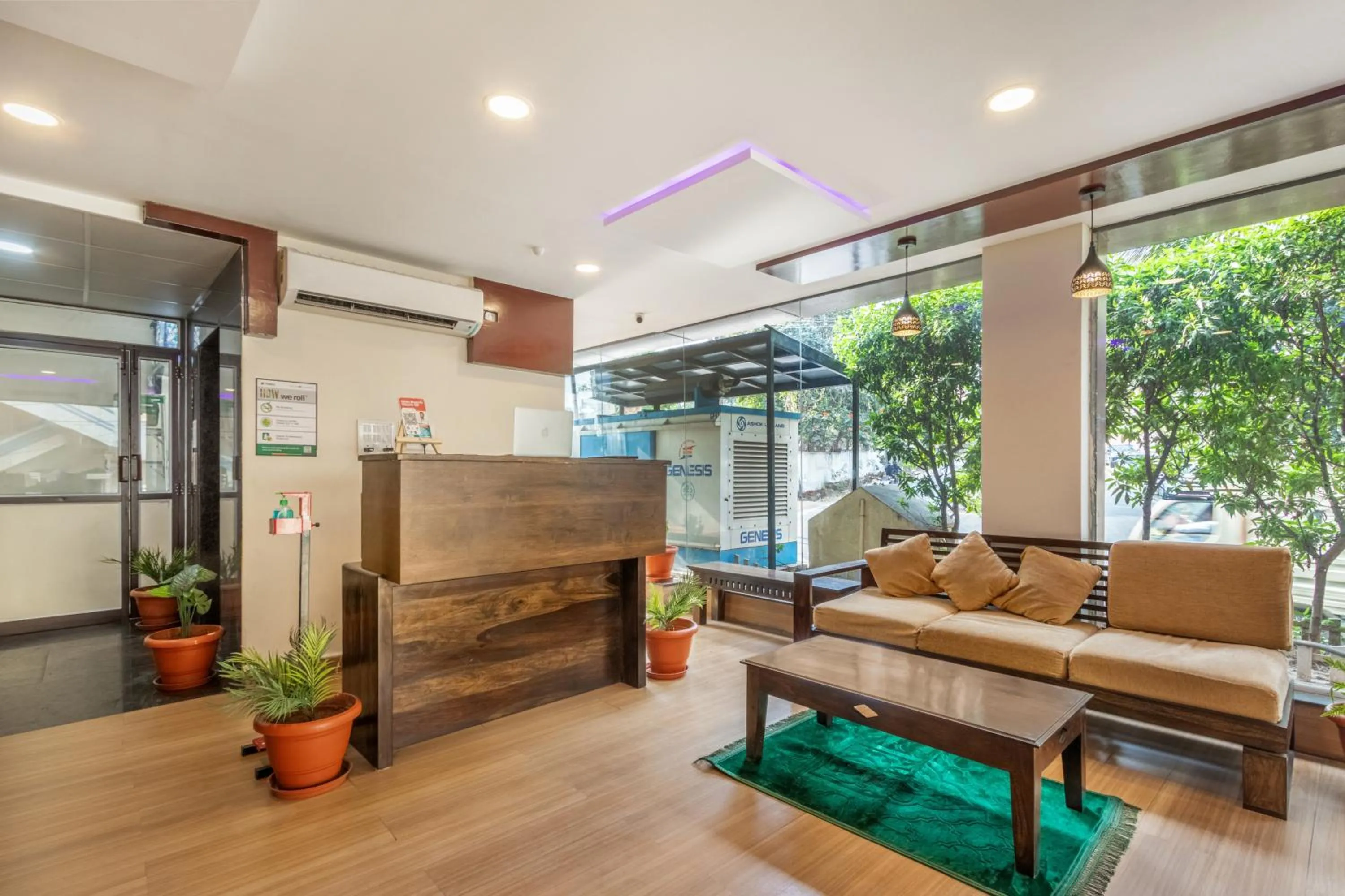 Lobby or reception in Treebo Purple Square