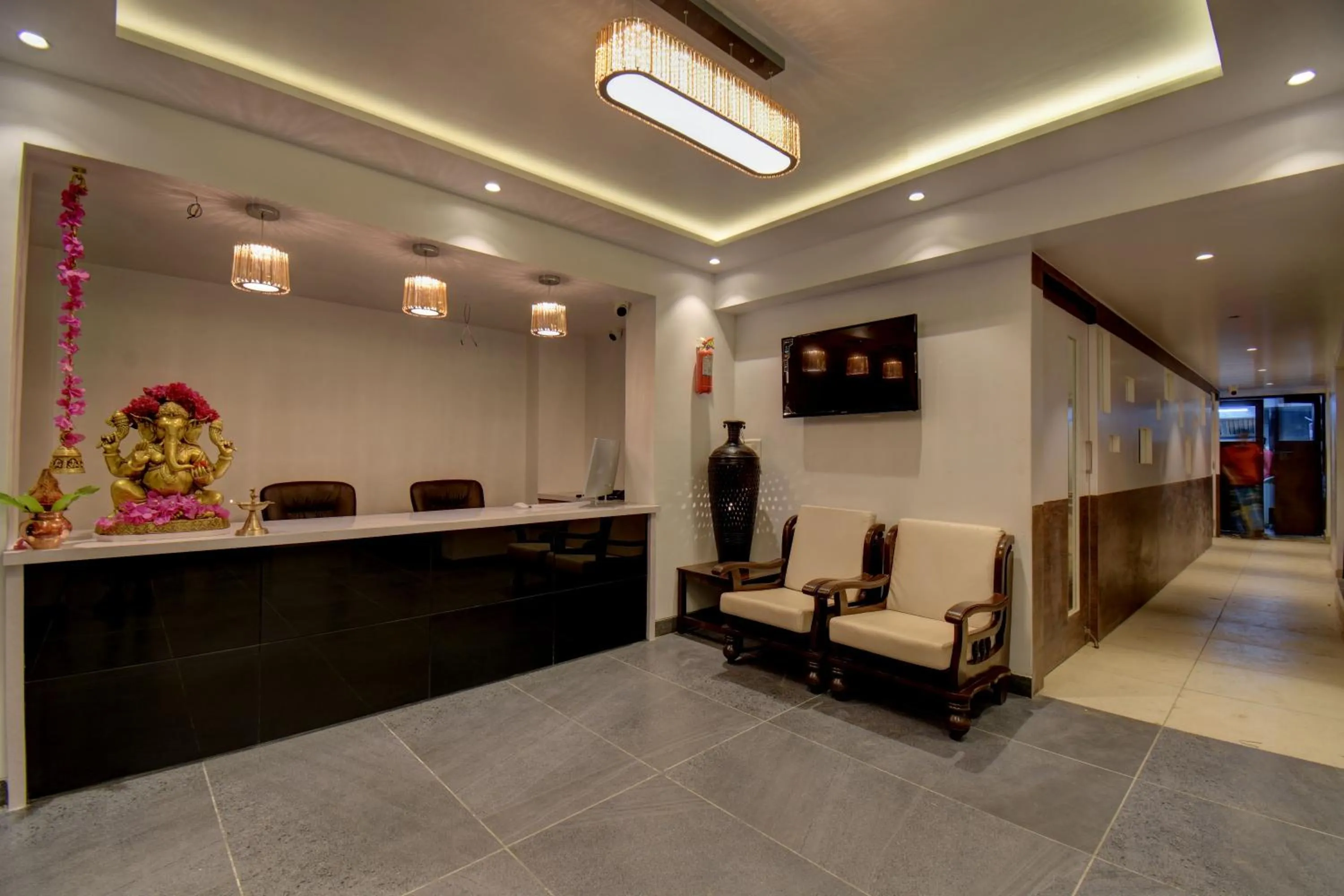 Lobby or reception in Elite Hotel